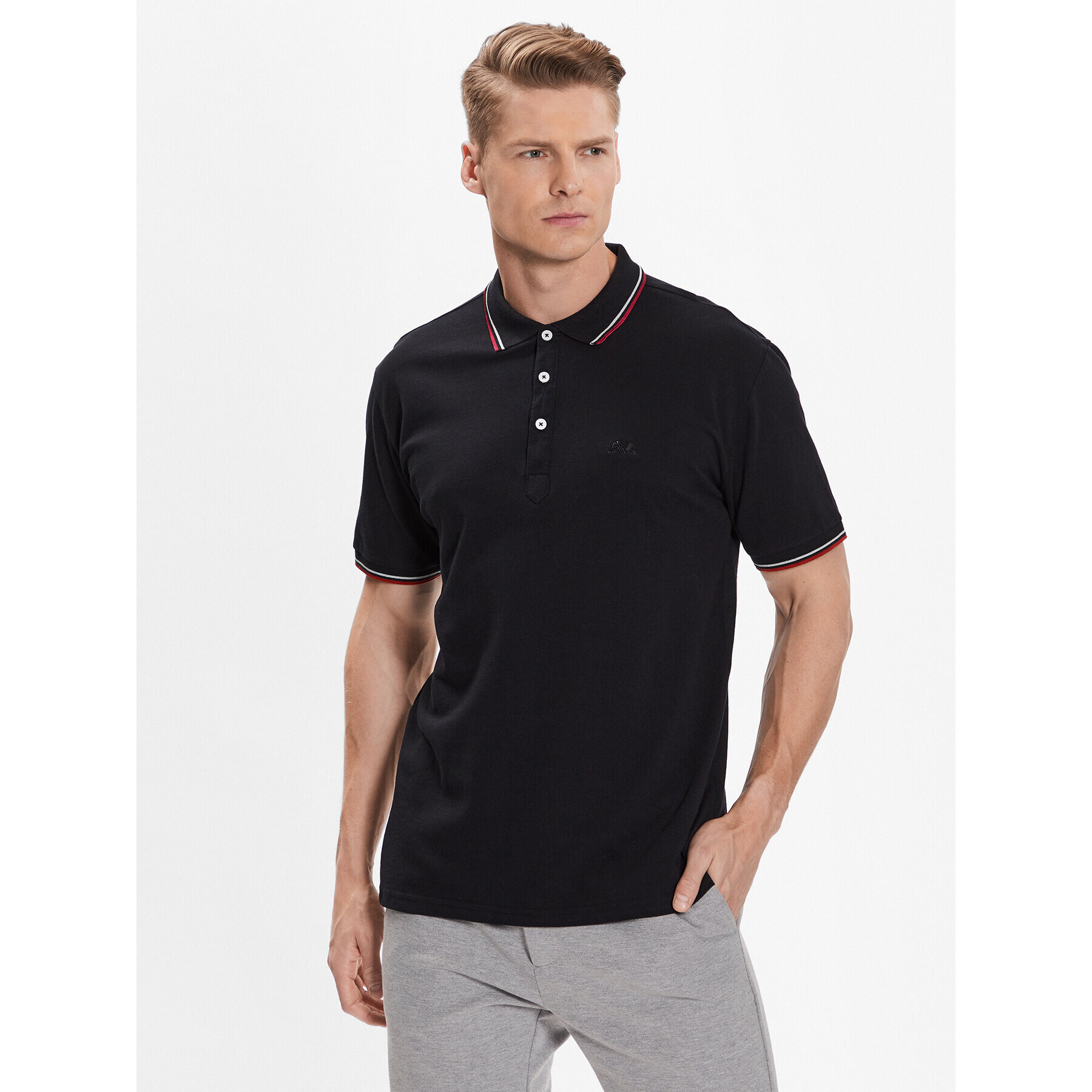 Lindbergh Polokošile 30-404010 Černá Relaxed Fit - Pepit.cz