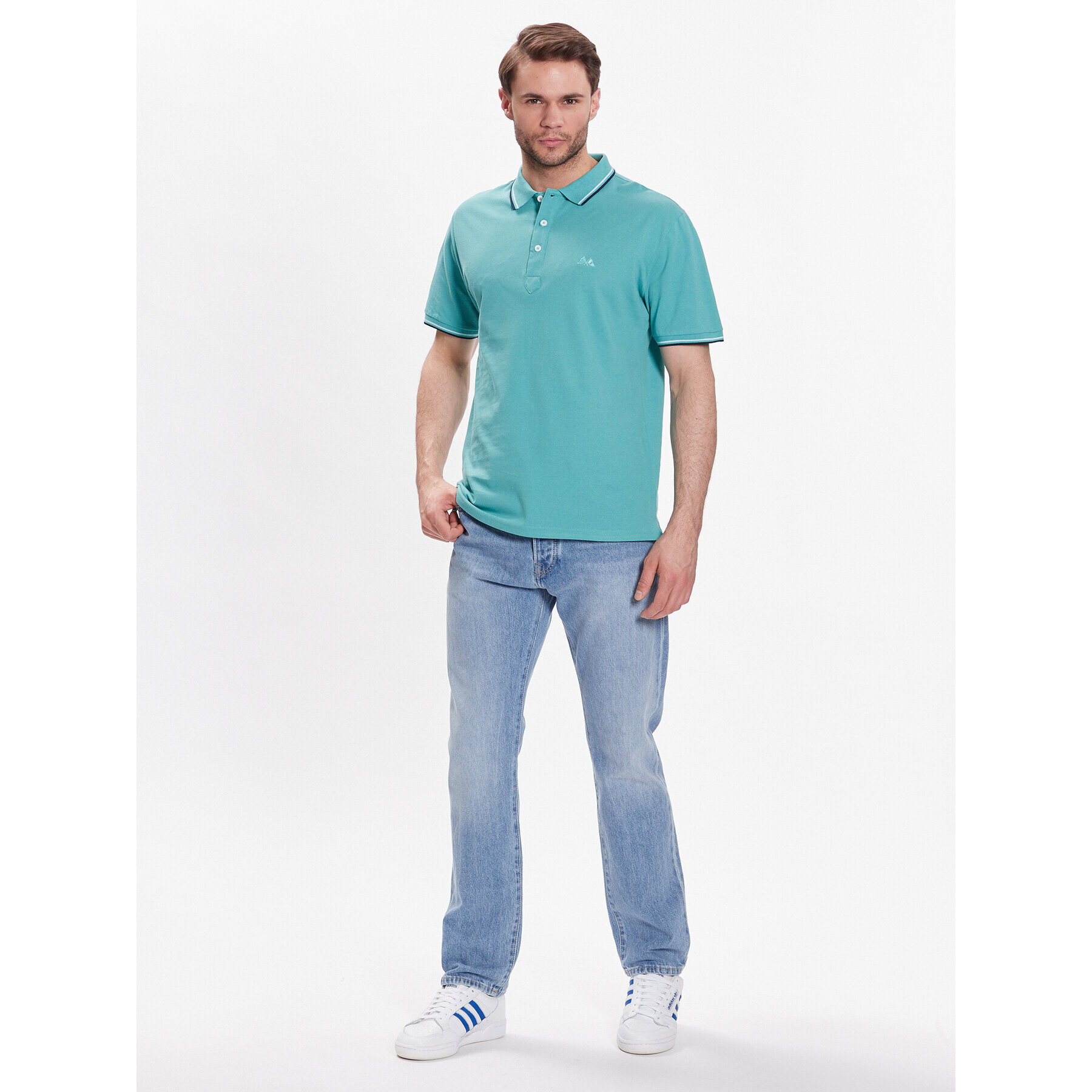 Lindbergh Polokošile 30-404010 Zelená Relaxed Fit - Pepit.cz