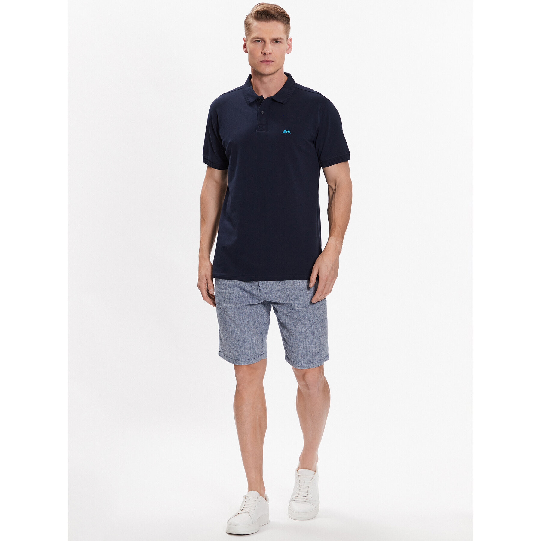 Lindbergh Polokošile 30-427002 Tmavomodrá Relaxed Fit - Pepit.cz