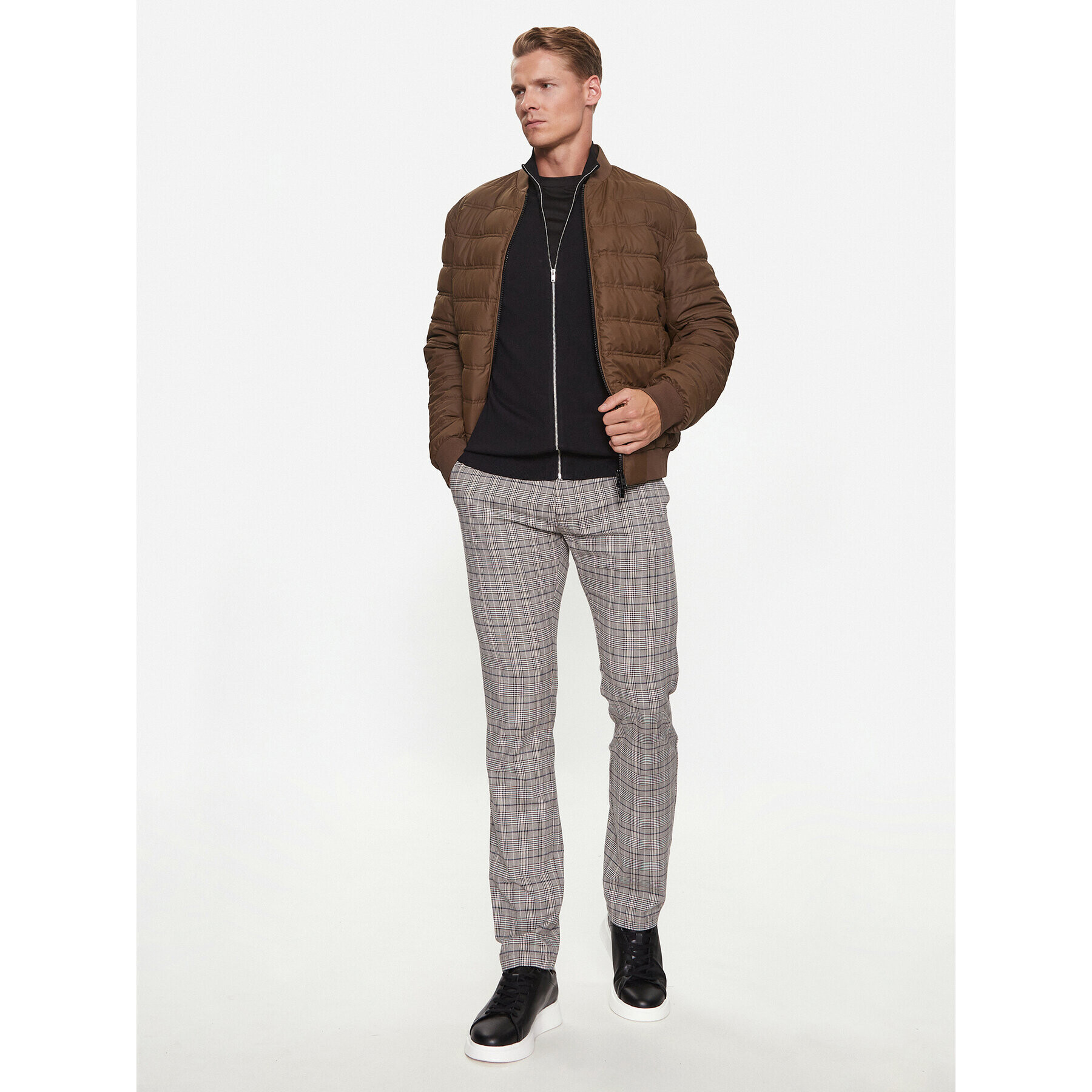 Lindbergh Svetr 30-800143 Černá Slim Fit - Pepit.cz