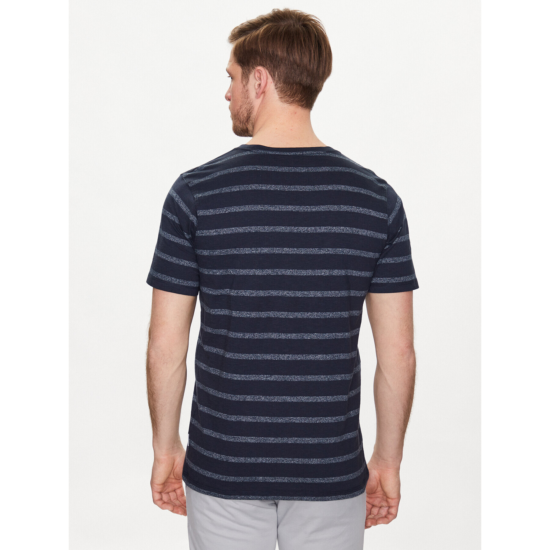 Lindbergh T-Shirt 30-400179 Tmavomodrá Relaxed Fit - Pepit.cz