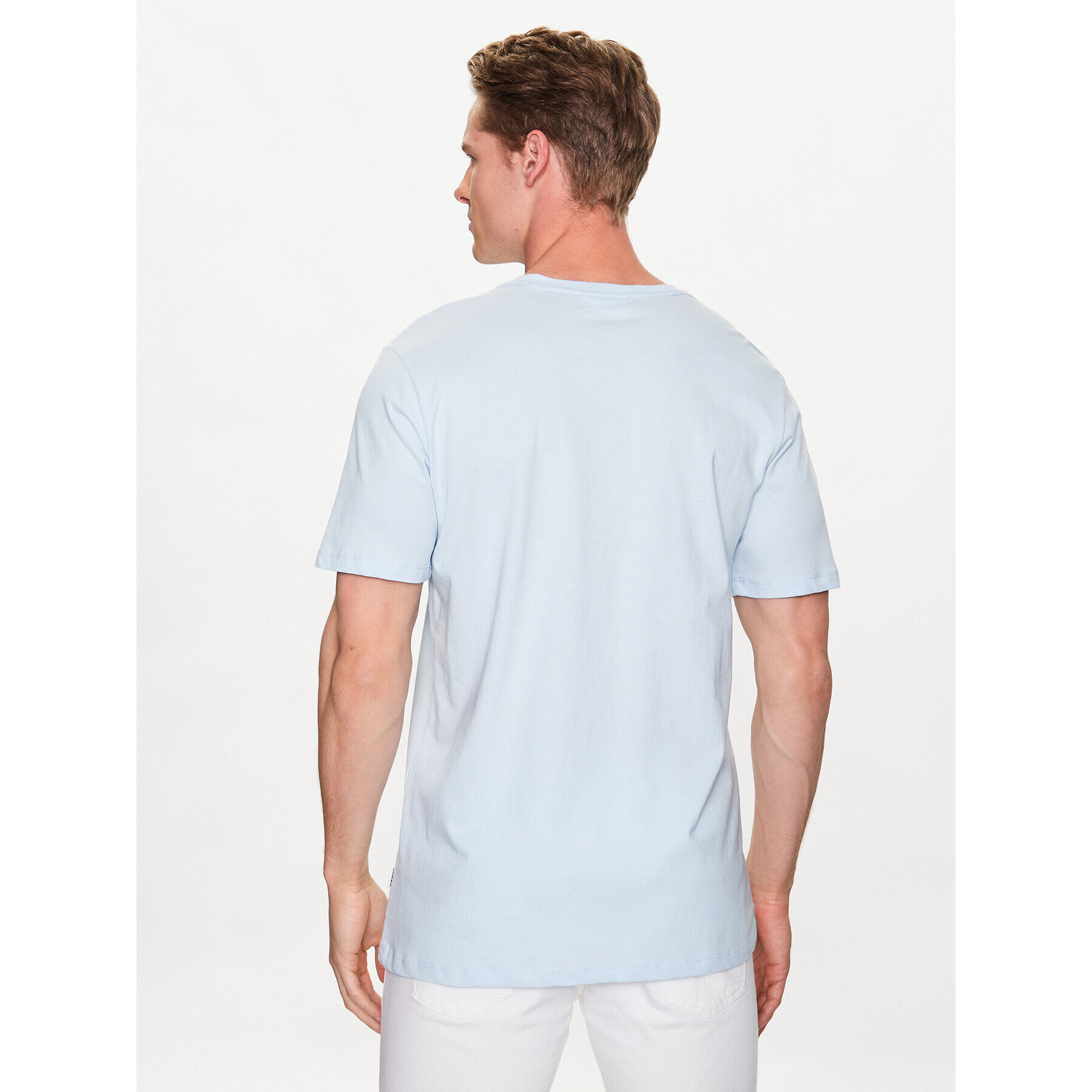 Lindbergh T-Shirt 30-400200 Modrá Relaxed Fit - Pepit.cz