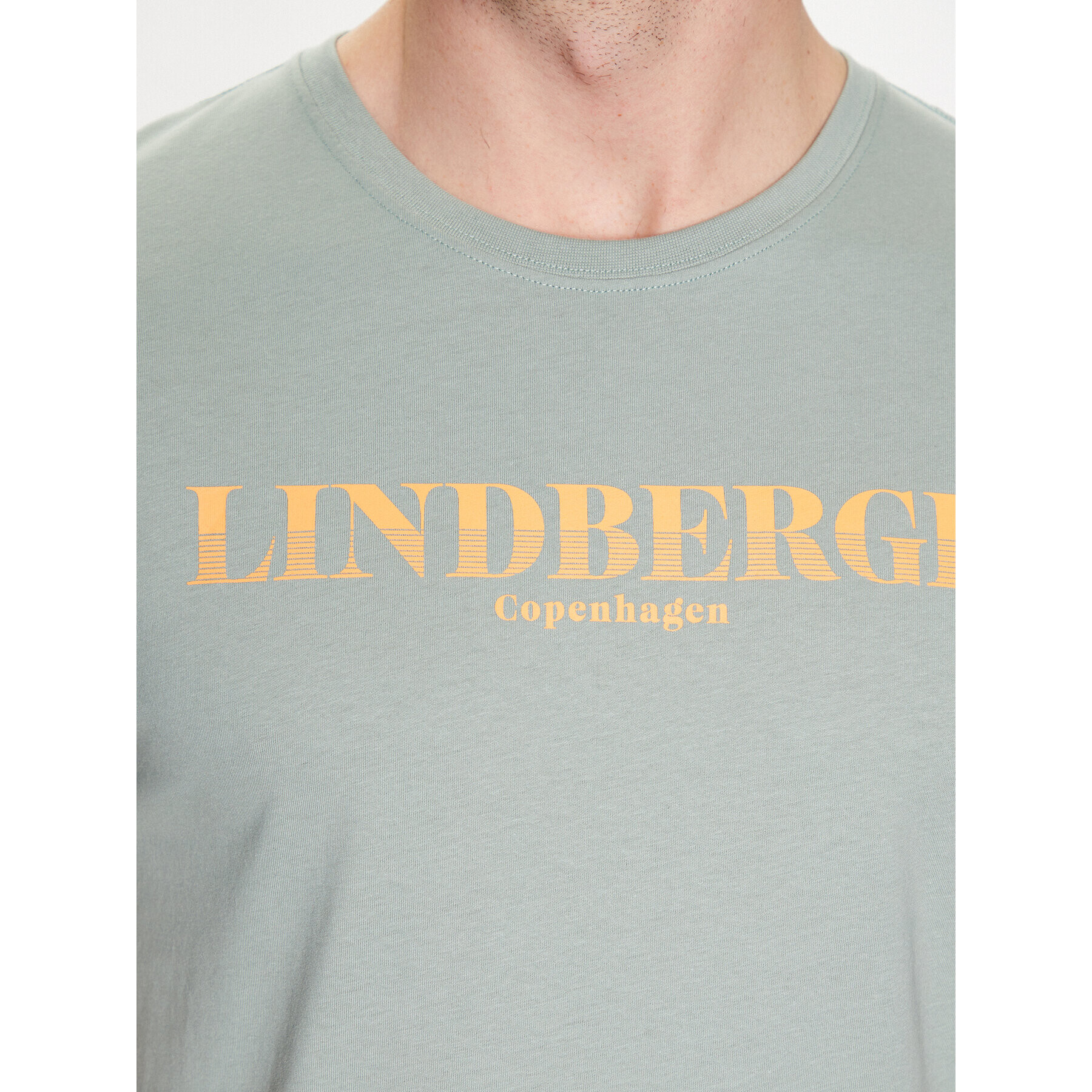 Lindbergh T-Shirt 30-400222 Zelená Relaxed Fit - Pepit.cz