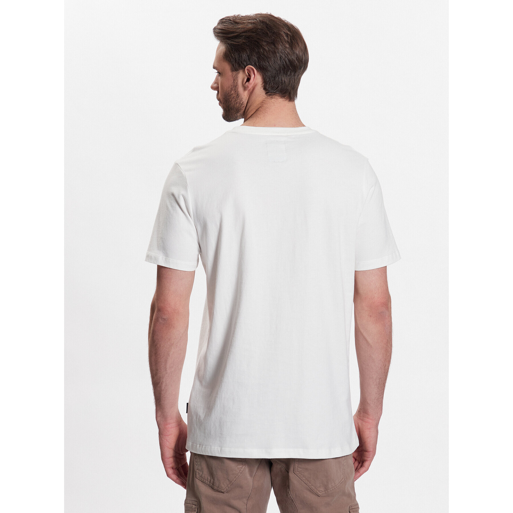 Lindbergh T-Shirt 30-420129 Bílá Regular Fit - Pepit.cz