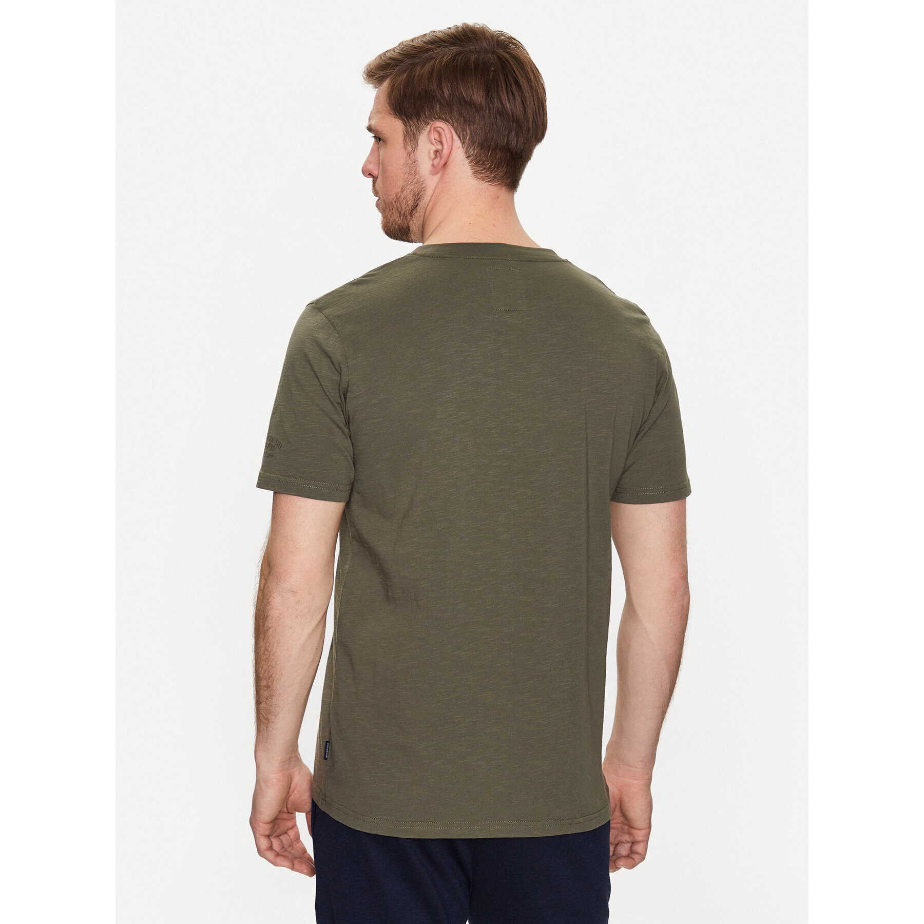 Lindbergh T-Shirt 30-420142 Zelená Relaxed Fit - Pepit.cz