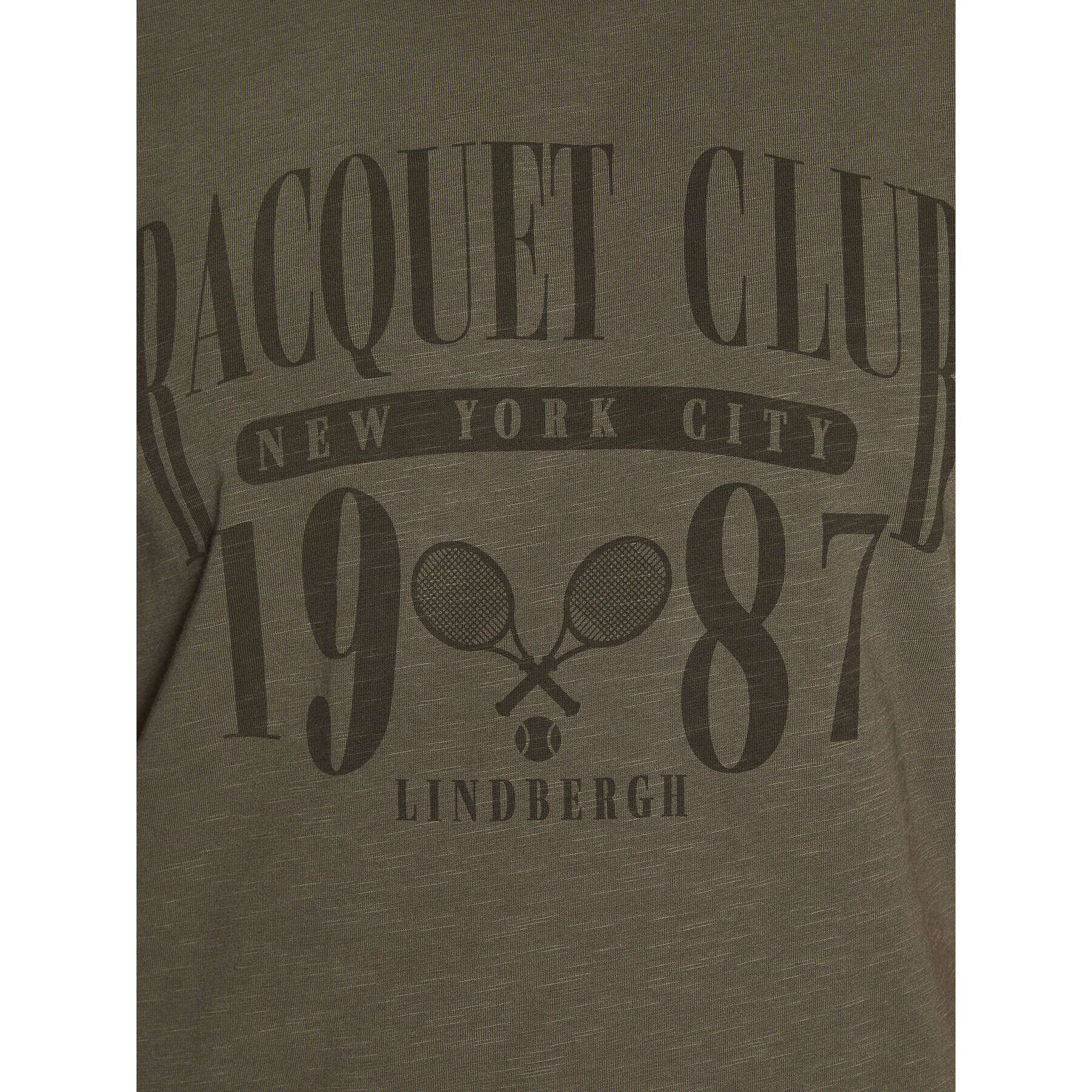 Lindbergh T-Shirt 30-420142 Zelená Relaxed Fit - Pepit.cz