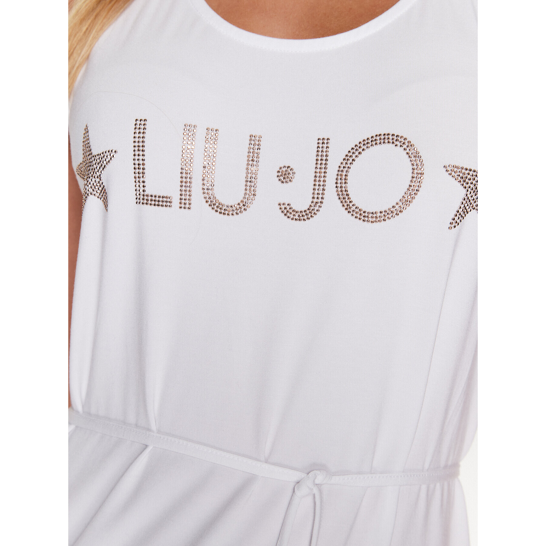 Liu Jo Beachwear Letní šaty VA3026 J5360 Bílá Regular Fit - Pepit.cz