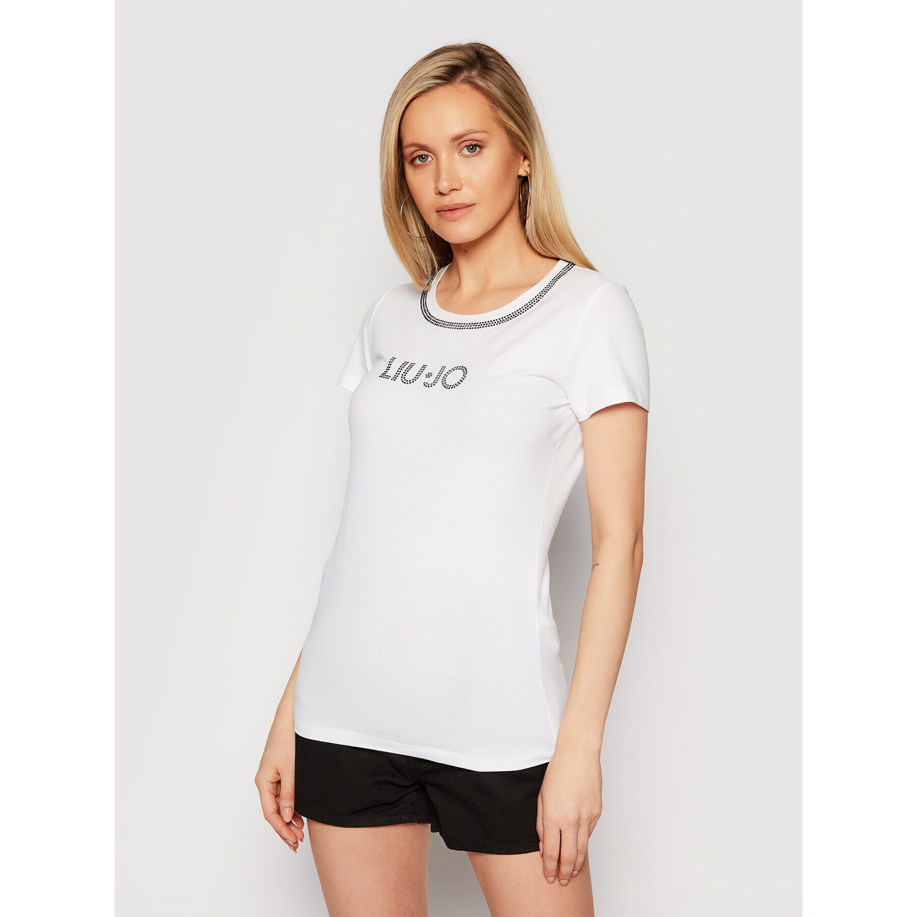 Liu Jo Beachwear T-Shirt VA1094 J5003 Bílá Regular Fit - Pepit.cz