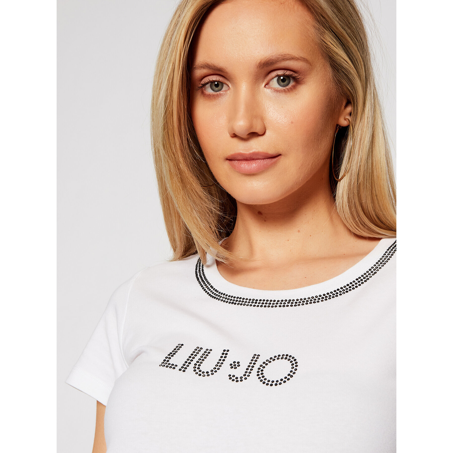 Liu Jo Beachwear T-Shirt VA1094 J5003 Bílá Regular Fit - Pepit.cz