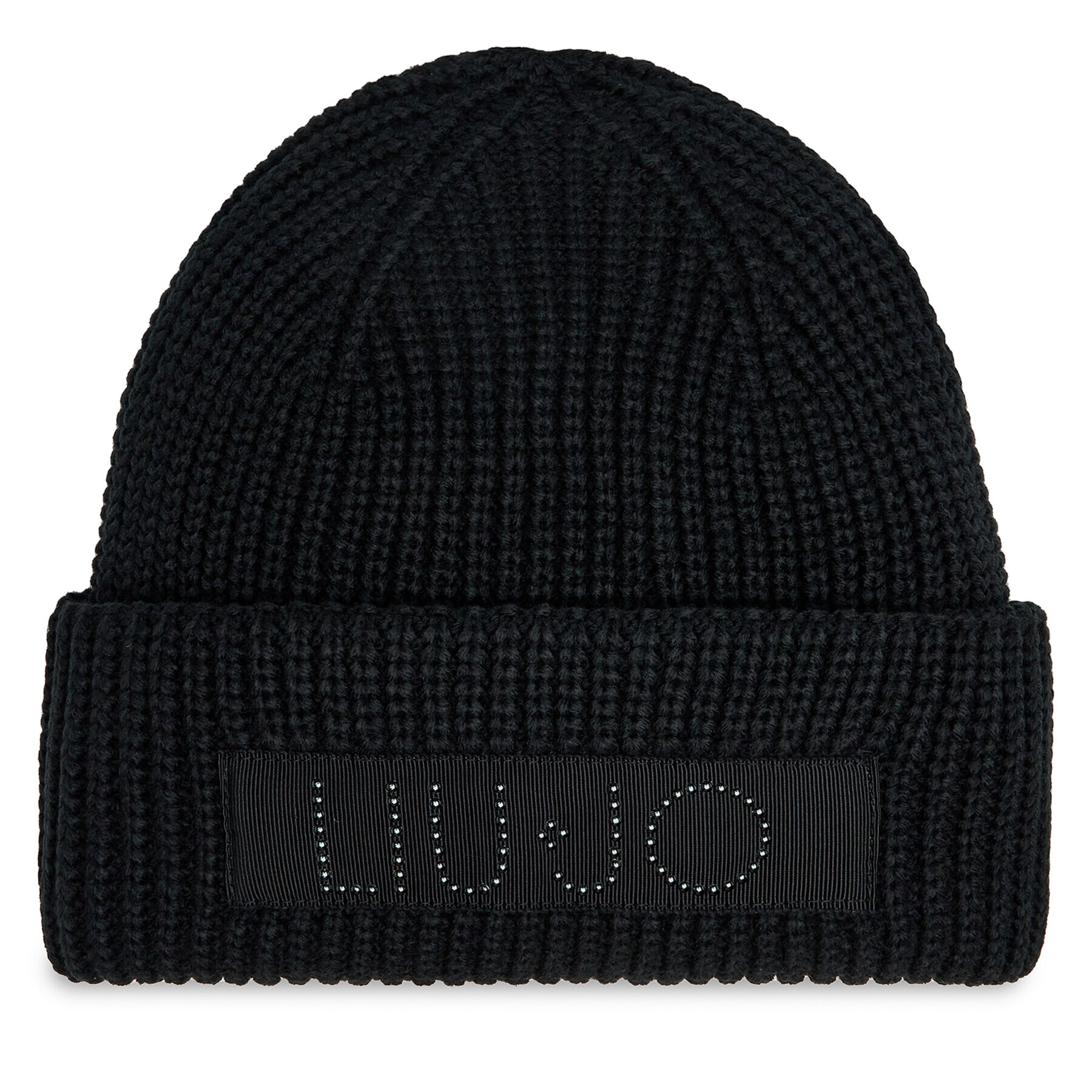 Liu Jo Čepice Cappello Logo Applic 2F3041 M0300 Černá - Pepit.cz