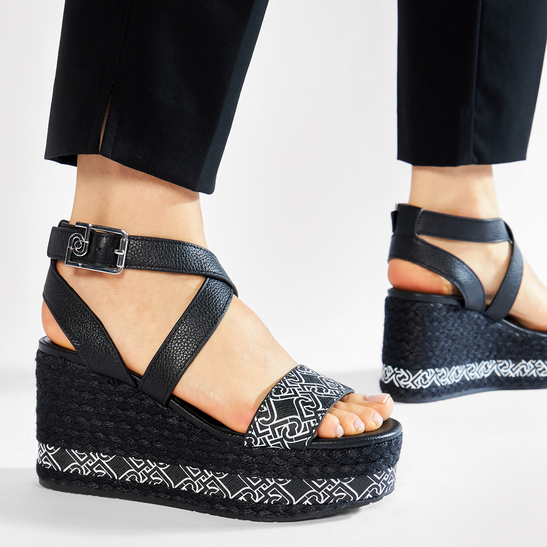 Liu Jo Espadrilky Bella 1 SA1029 PX140 Černá - Pepit.cz