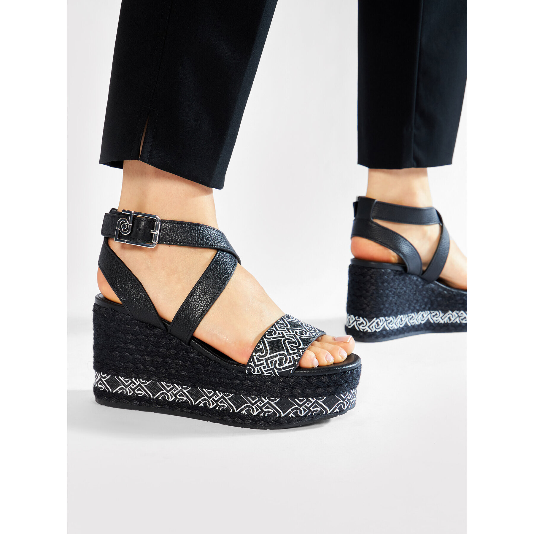 Liu Jo Espadrilky Bella 1 SA1029 PX140 Černá - Pepit.cz