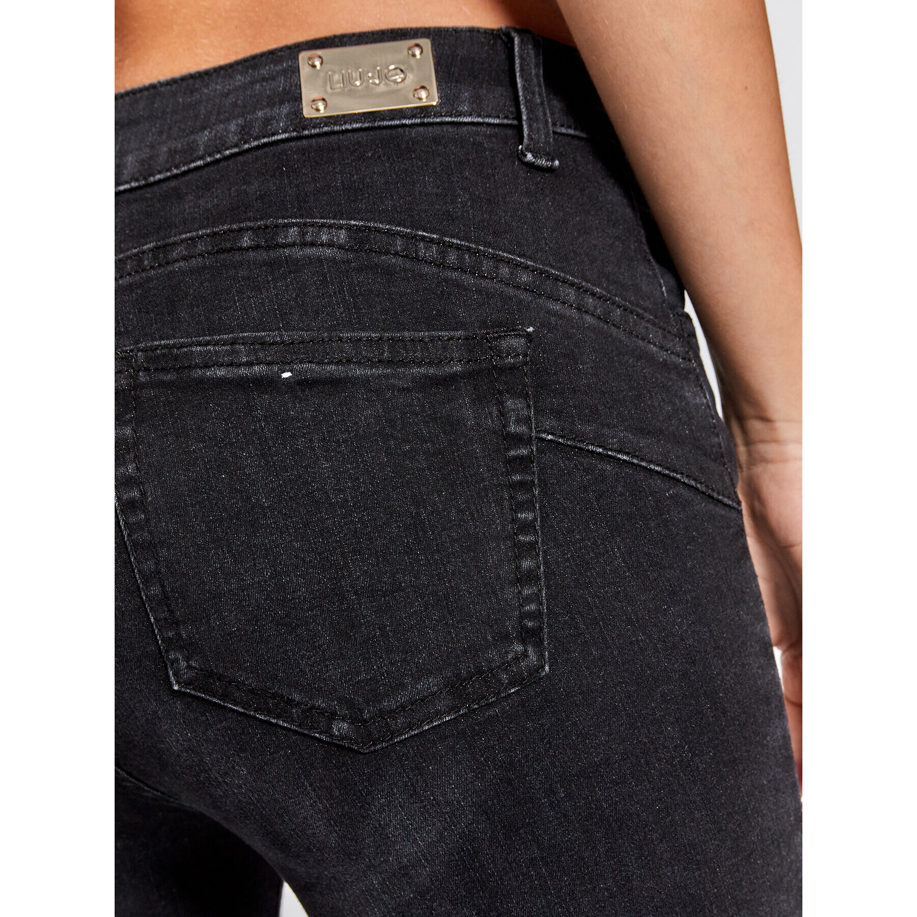 Liu Jo Jeansy CF1306 D4664 Černá Skinny Fit - Pepit.cz