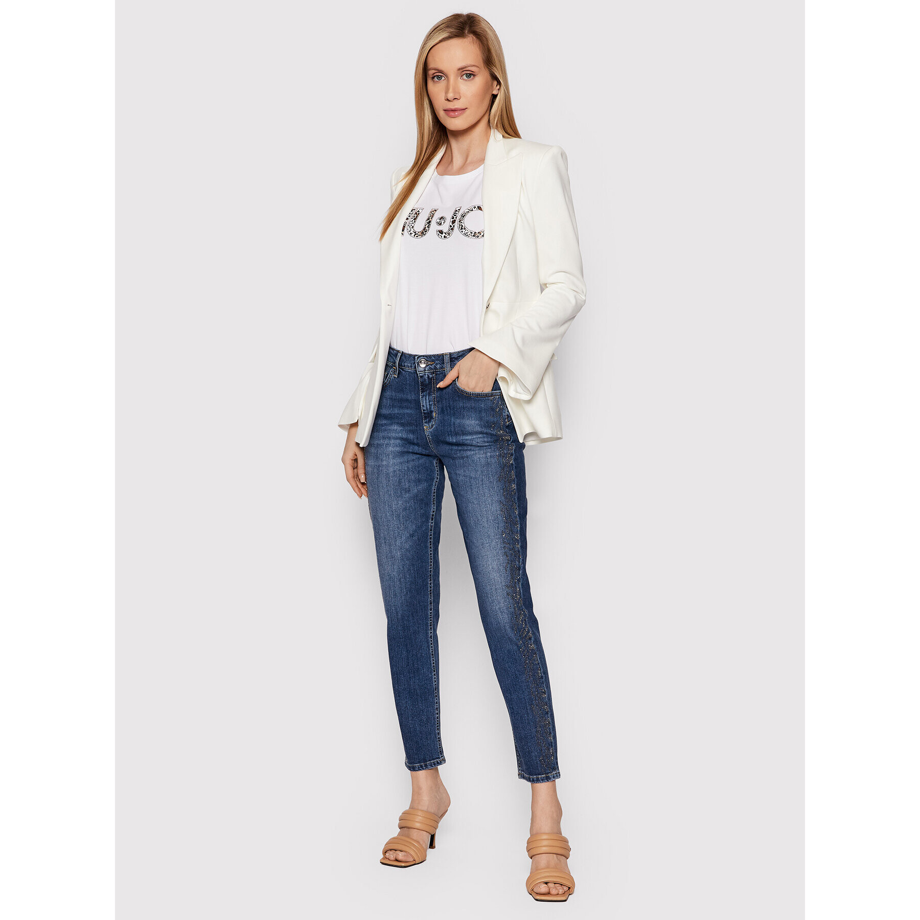 Liu Jo Jeansy UA2034 D4691 Modrá Skinny Fit - Pepit.cz