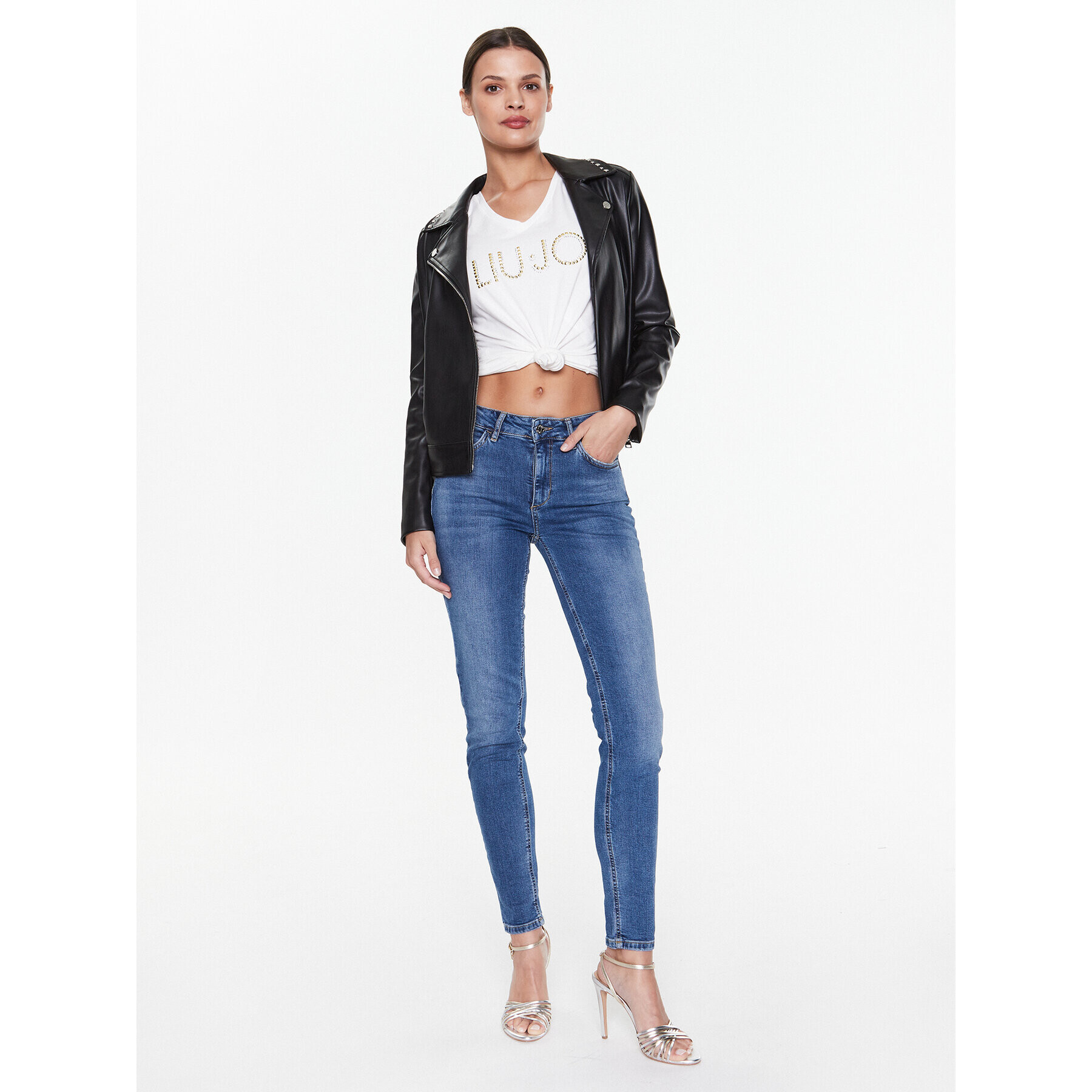 Liu Jo Jeansy UA3013 D4788 Modrá Skinny Fit - Pepit.cz