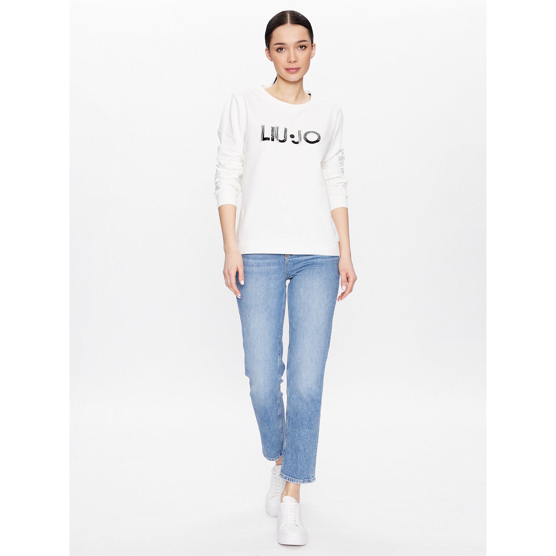 Liu Jo Jeansy UA3019 DS024 Modrá Straight Fit - Pepit.cz