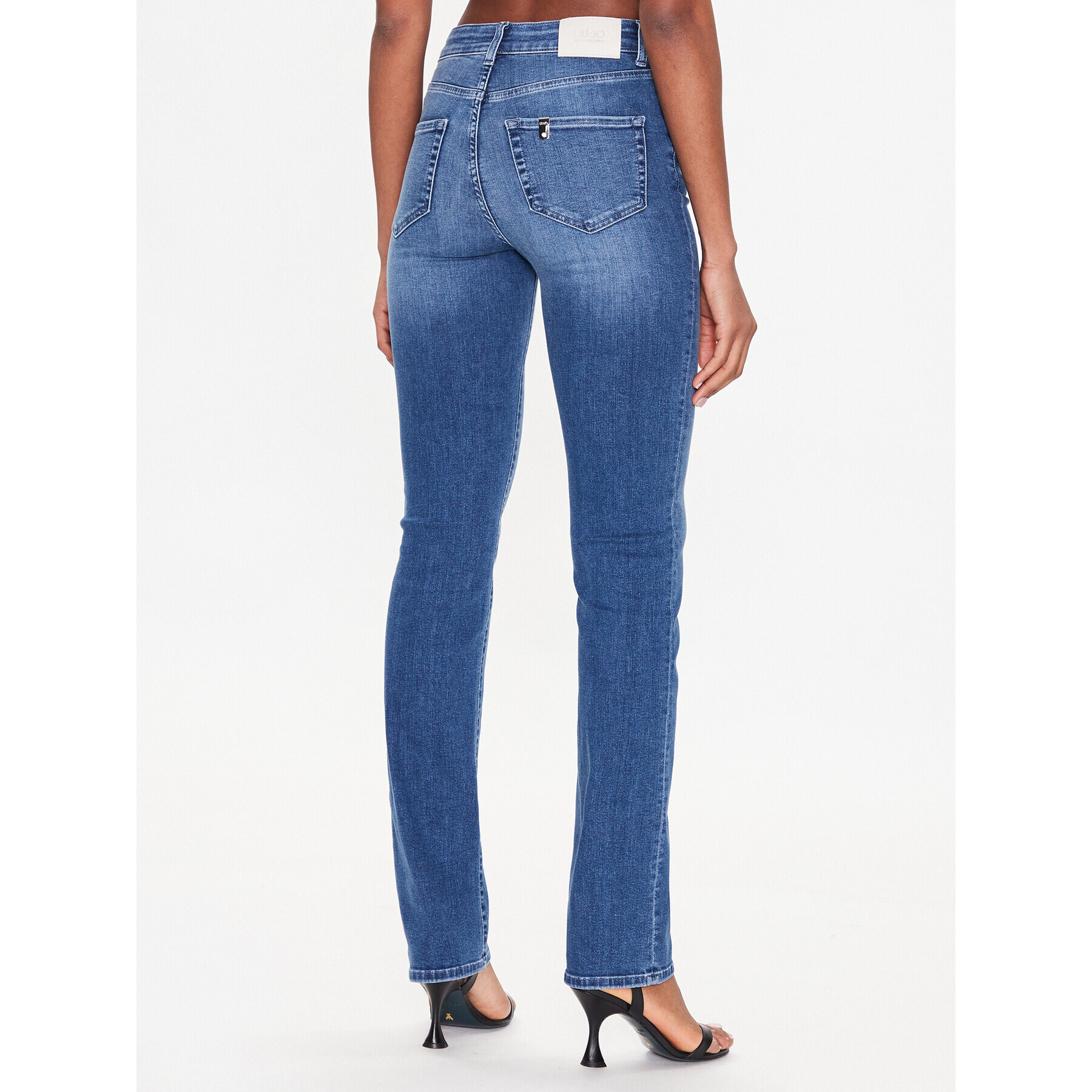 Liu Jo Jeansy UA3063 D4615 Modrá Straight Fit - Pepit.cz