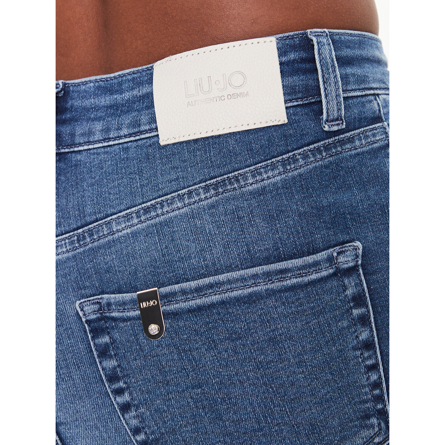 Liu Jo Jeansy UA3063 D4615 Modrá Straight Fit - Pepit.cz