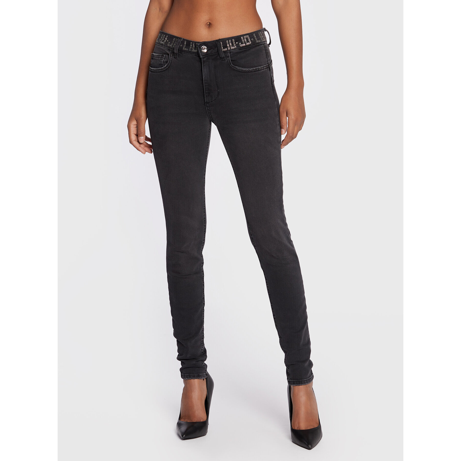 Liu Jo Jeansy UF2013 D4391 Černá Skinny Fit - Pepit.cz