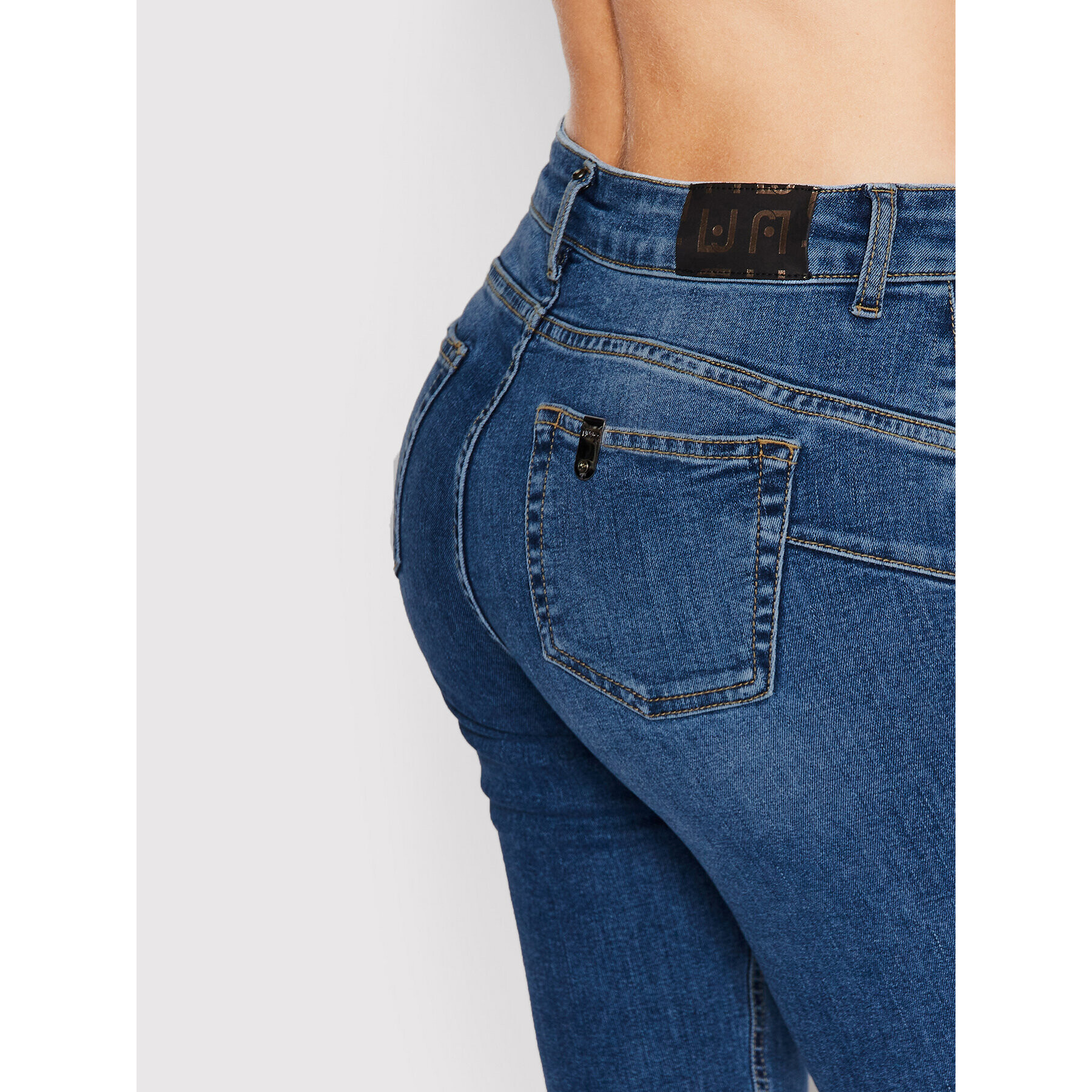 Liu Jo Jeansy UF2013 D4448 Modrá Bottom Up Fit - Pepit.cz