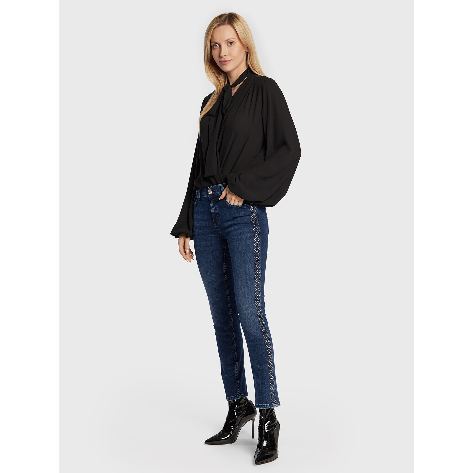 Liu Jo Jeansy UF2150 DS015 Tmavomodrá Skinny Fit - Pepit.cz