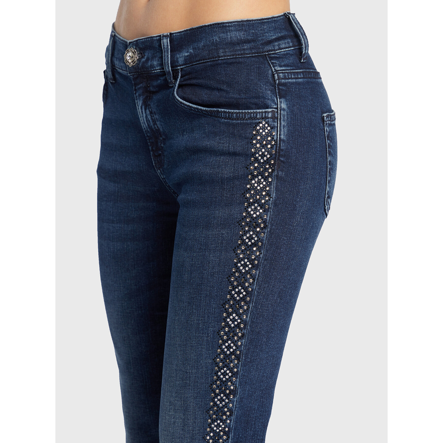 Liu Jo Jeansy UF2150 DS015 Tmavomodrá Skinny Fit - Pepit.cz