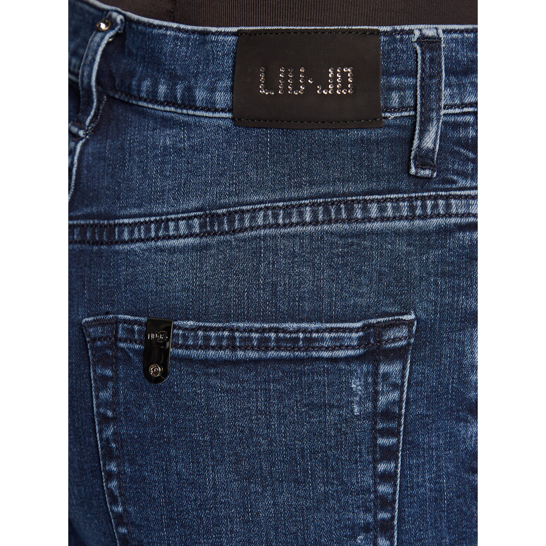 Liu Jo Jeansy UF2151 DS015 Tmavomodrá Mom Fit - Pepit.cz