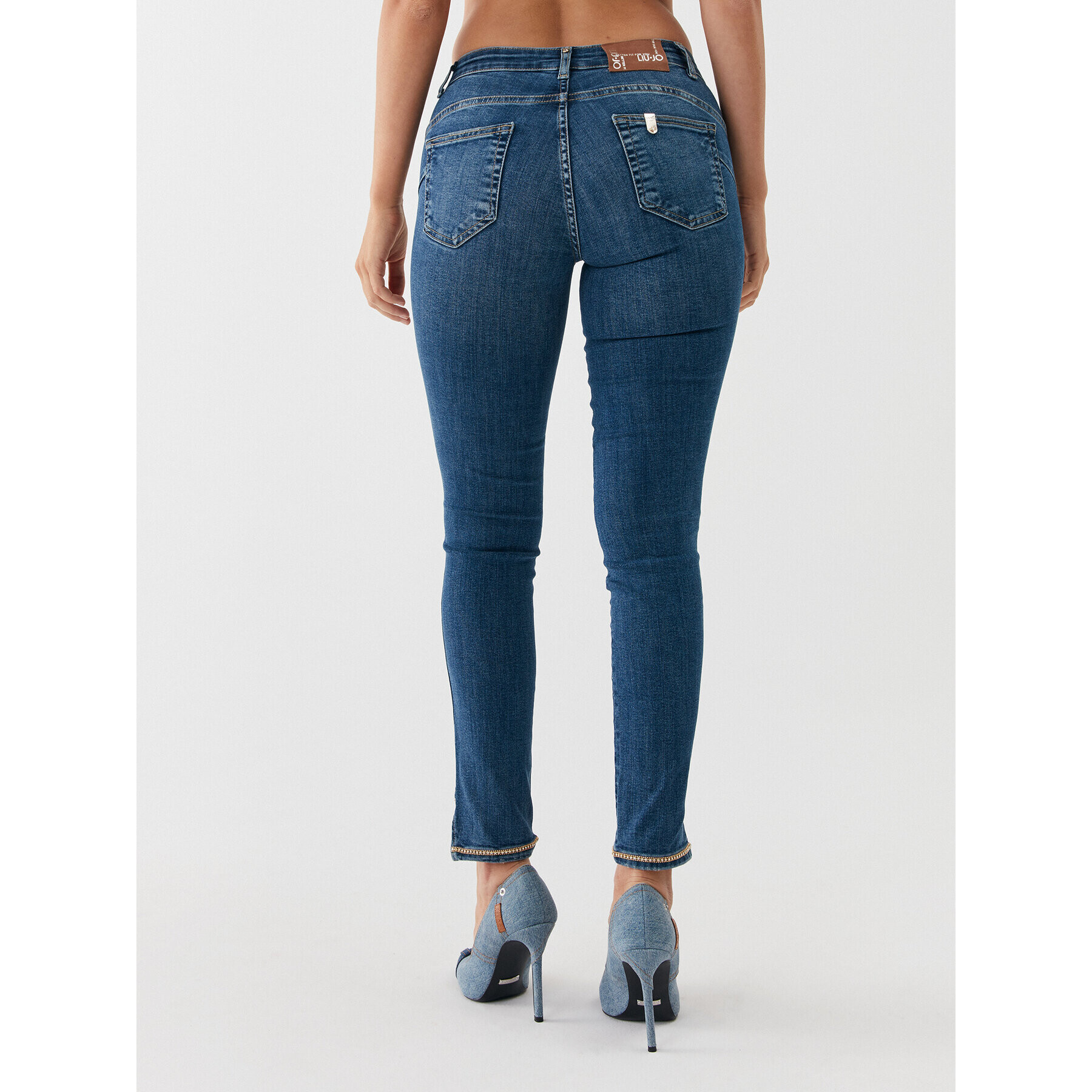 Liu Jo Jeansy UF3012 D4391 Tmavomodrá Skinny Fit - Pepit.cz