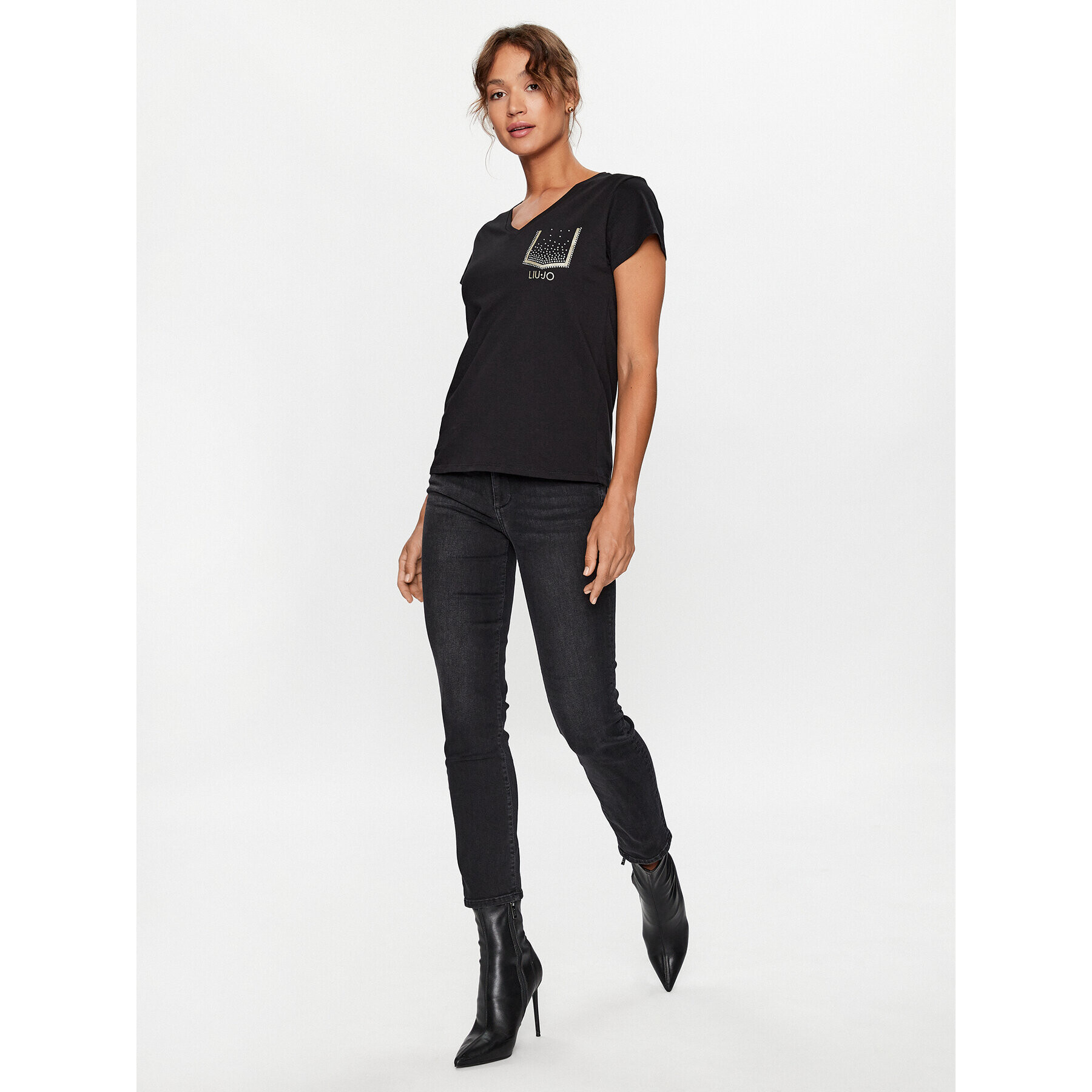 Liu Jo Jeansy UF3066 D4615 Černá Skinny Fit - Pepit.cz