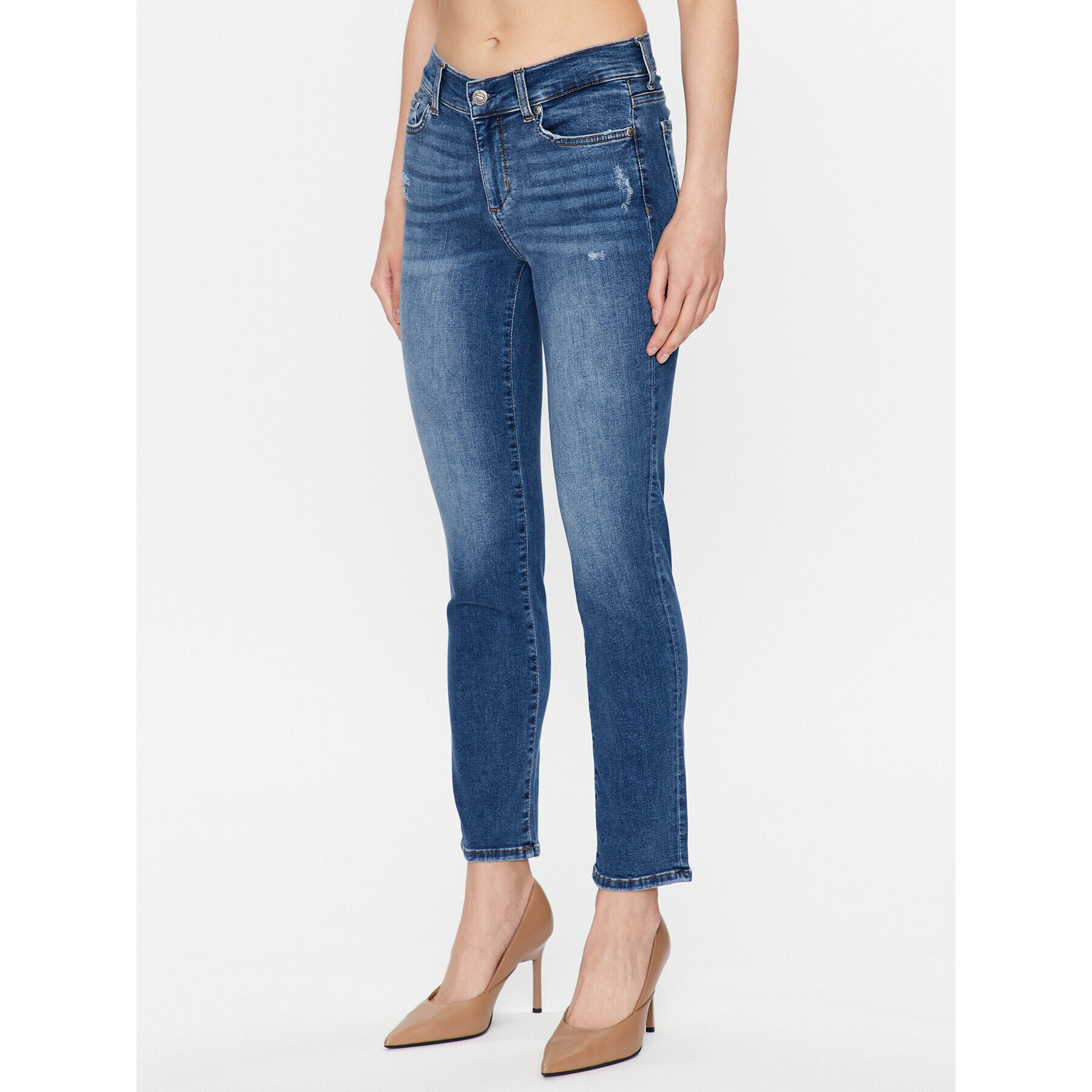 Liu Jo Jeansy UF3066 D4615 Tmavomodrá Skinny Fit - Pepit.cz