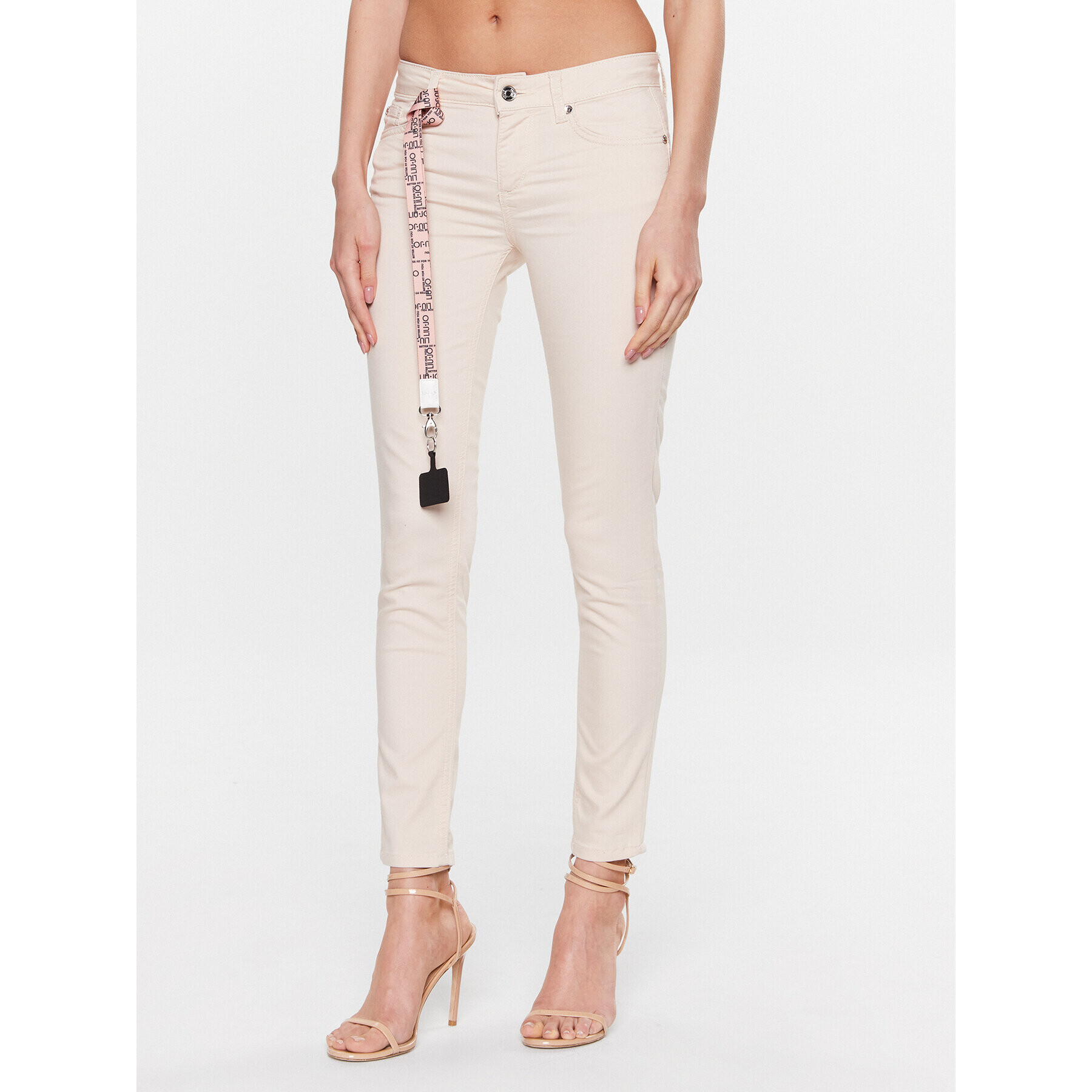 Liu Jo Jeansy WA3228 T7144 Béžová Skinny Fit - Pepit.cz