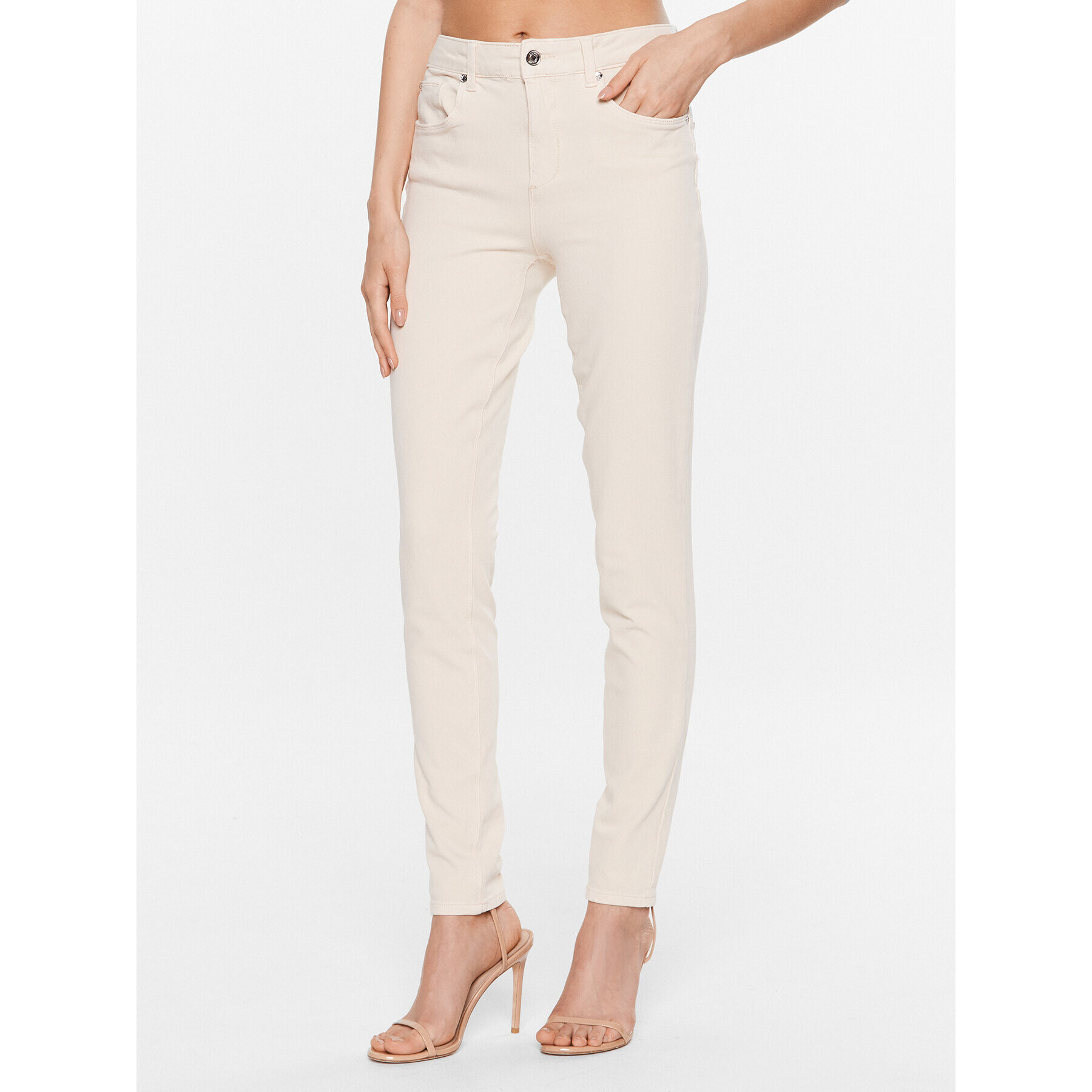 Liu Jo Jeansy WA3233 T3048 Béžová Skinny Fit - Pepit.cz