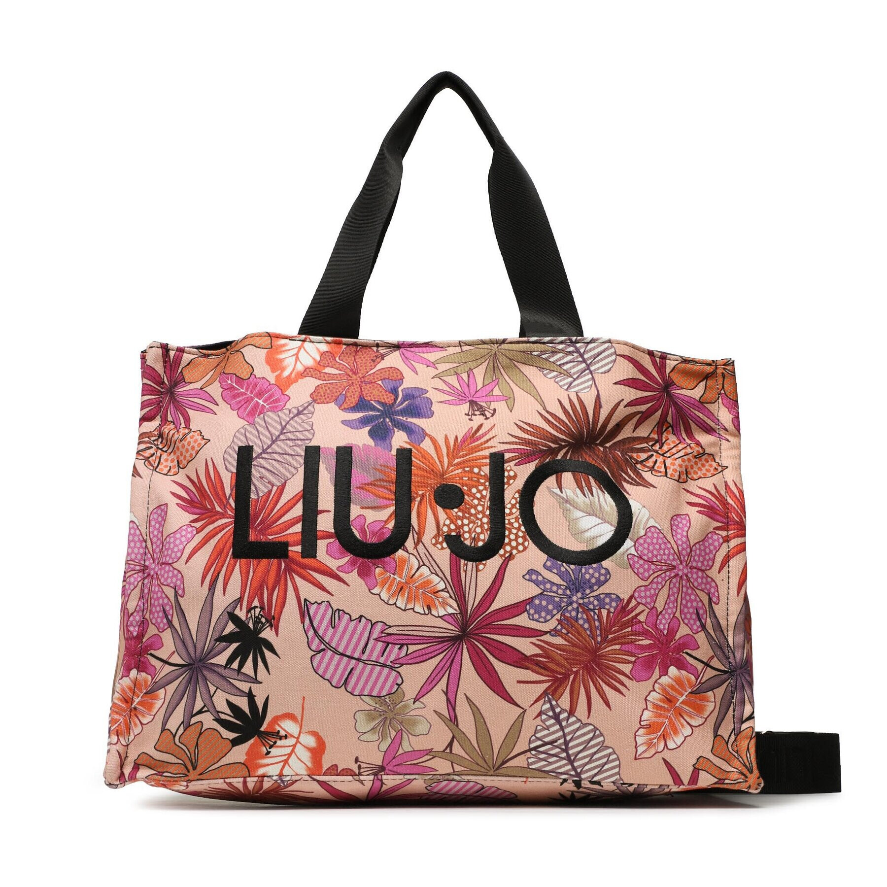 Liu Jo Kabelka L Tote Printed Canvas 2A3113 T5204 Růžová - Pepit.cz