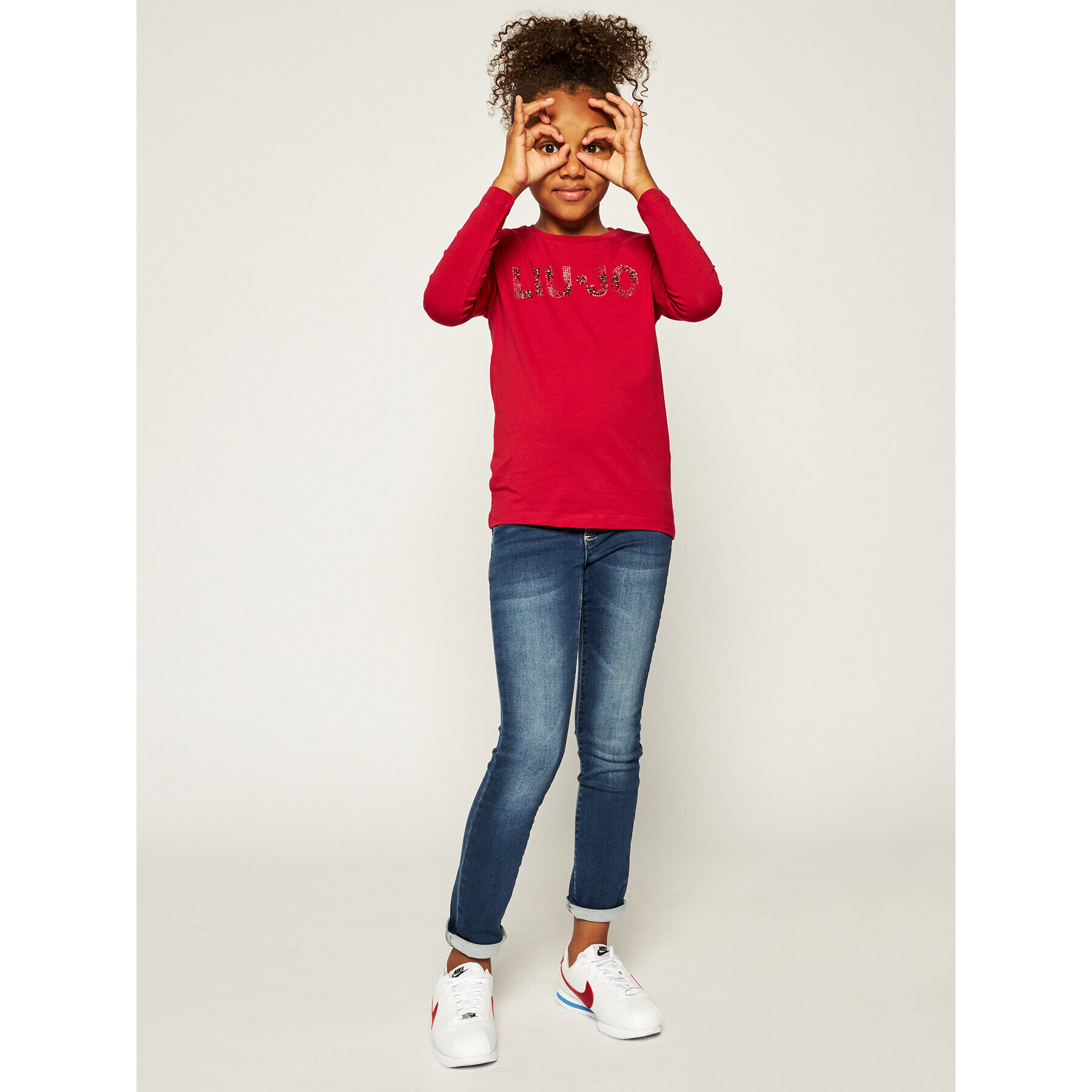 Liu Jo Kids Jeansy G69008 FA250 Tmavomodrá Regular Fit - Pepit.cz