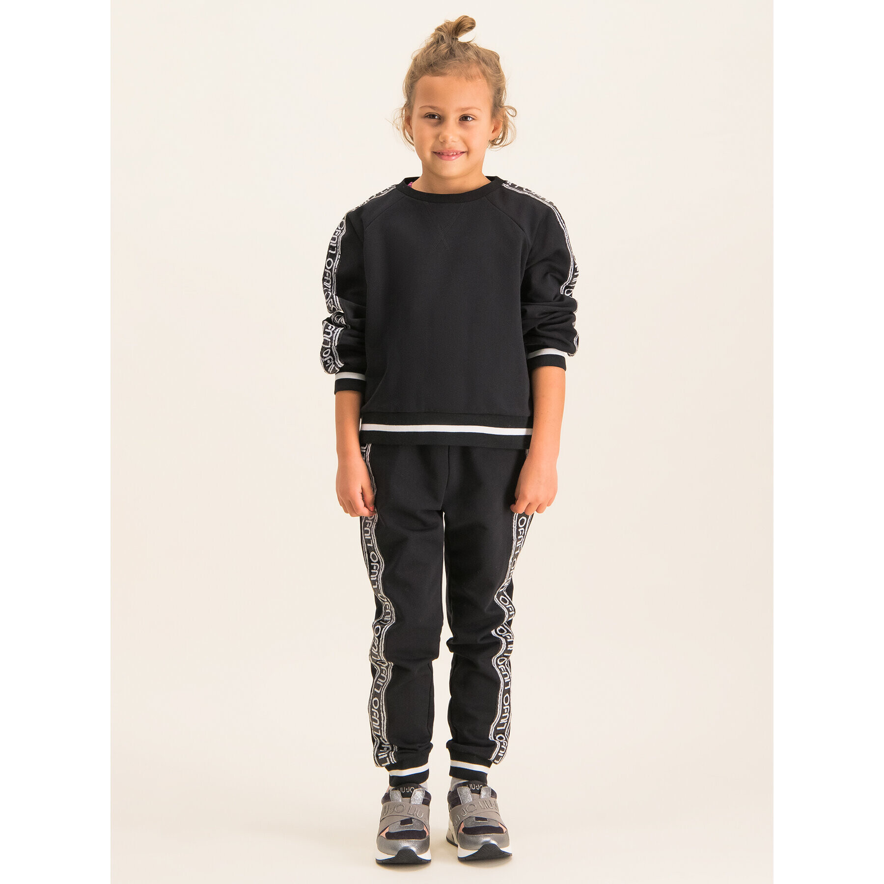 Liu Jo Kids Mikina Chiusia G69213 F0090 Černá Regular Fit - Pepit.cz