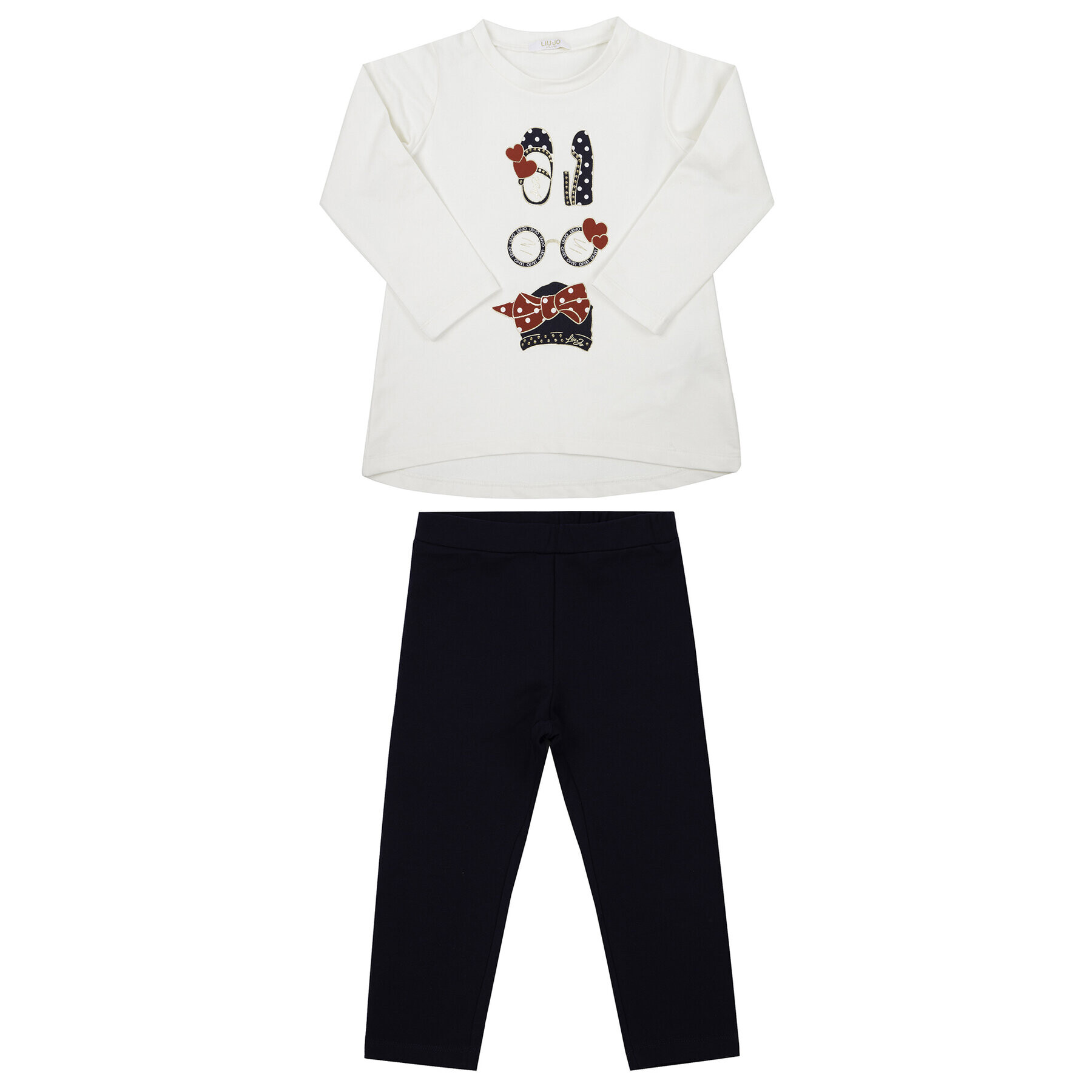 Liu Jo Kids Sada halenka a legíny Felpa K69071 F0090 Barevná Slim Fit - Pepit.cz