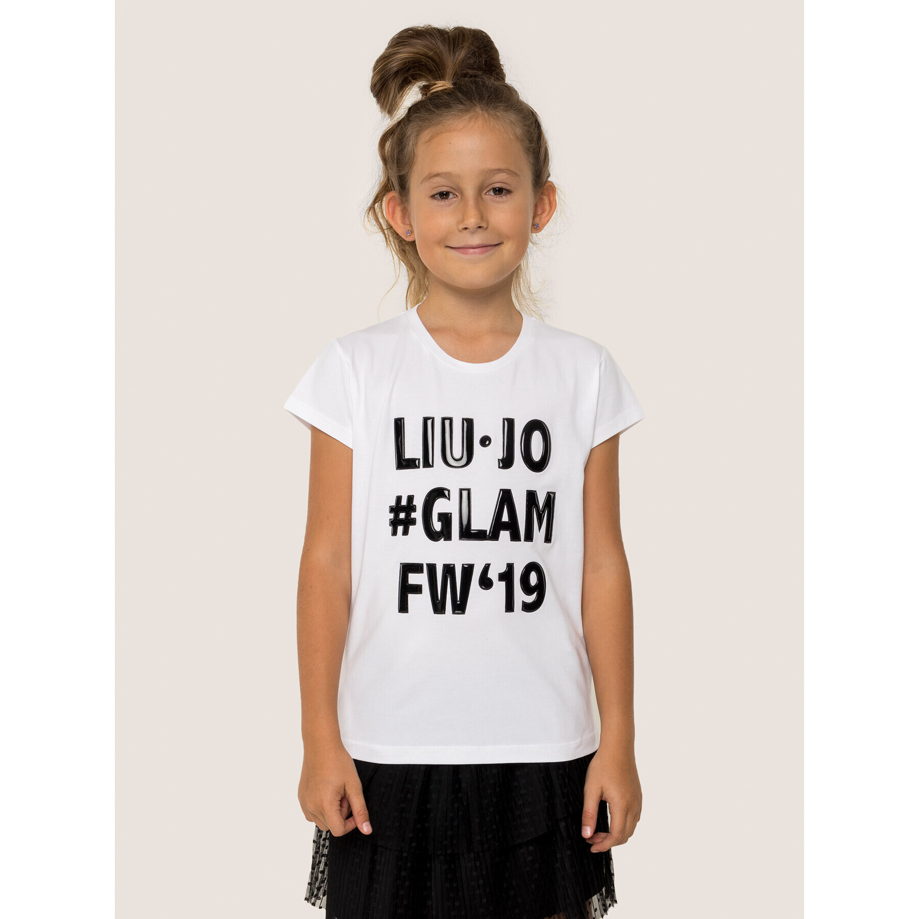 Liu Jo Kids T-Shirt G69222 J0088 Bílá Regular Fit - Pepit.cz