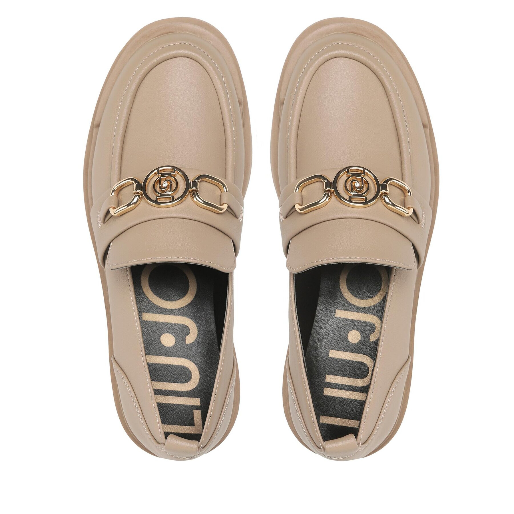 Liu Jo Loafersy Love 35 SF2259 EX014 Béžová - Pepit.cz