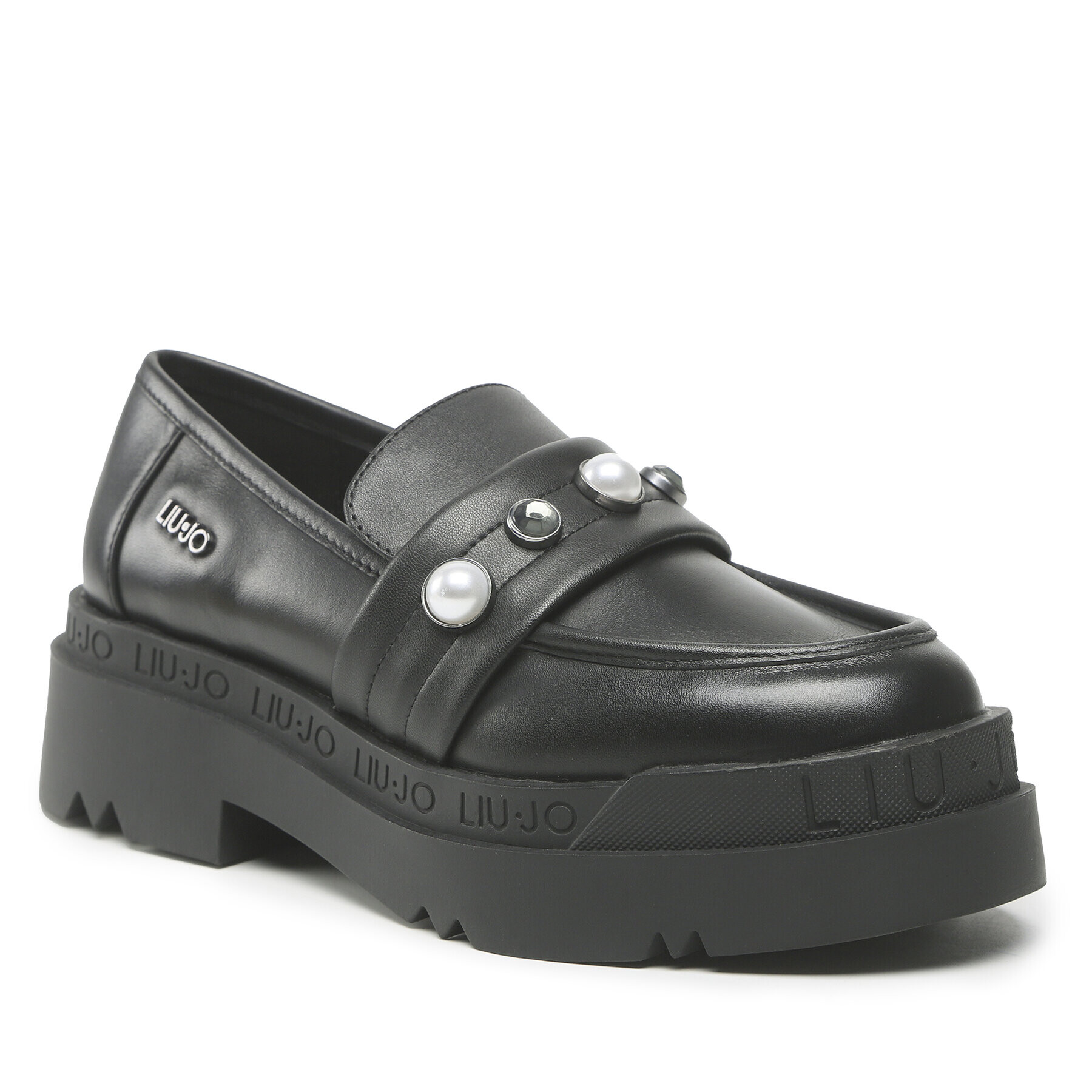 Liu Jo Loafersy Love 37 SF2263 PX136 Černá - Pepit.cz