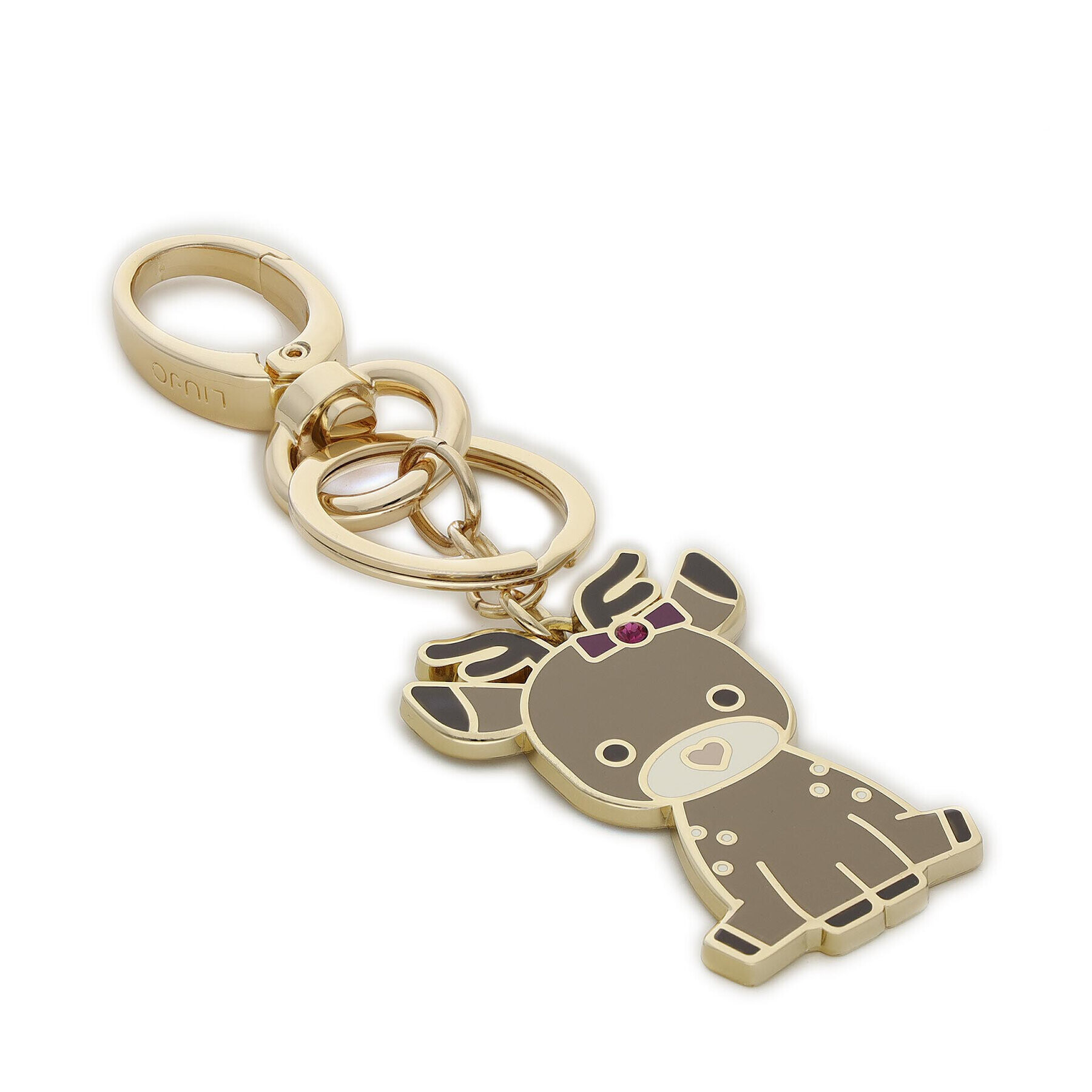 Liu Jo Přívěsek Key Ring Deer AF2056 A0001 Zlatá - Pepit.cz