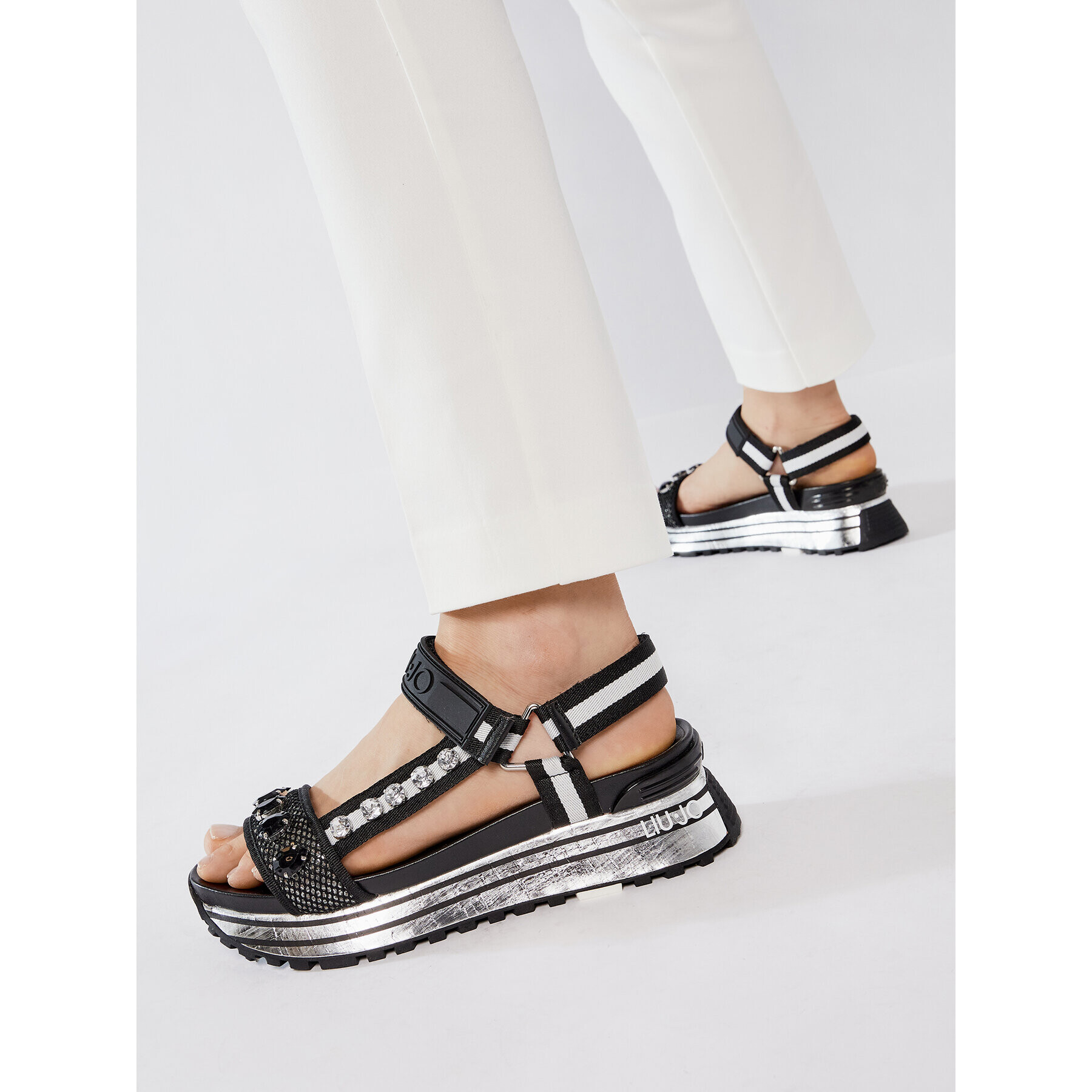 Liu Jo Sandály Maxi Wonder Sandal 10 BA1079 TX178 Černá - Pepit.cz