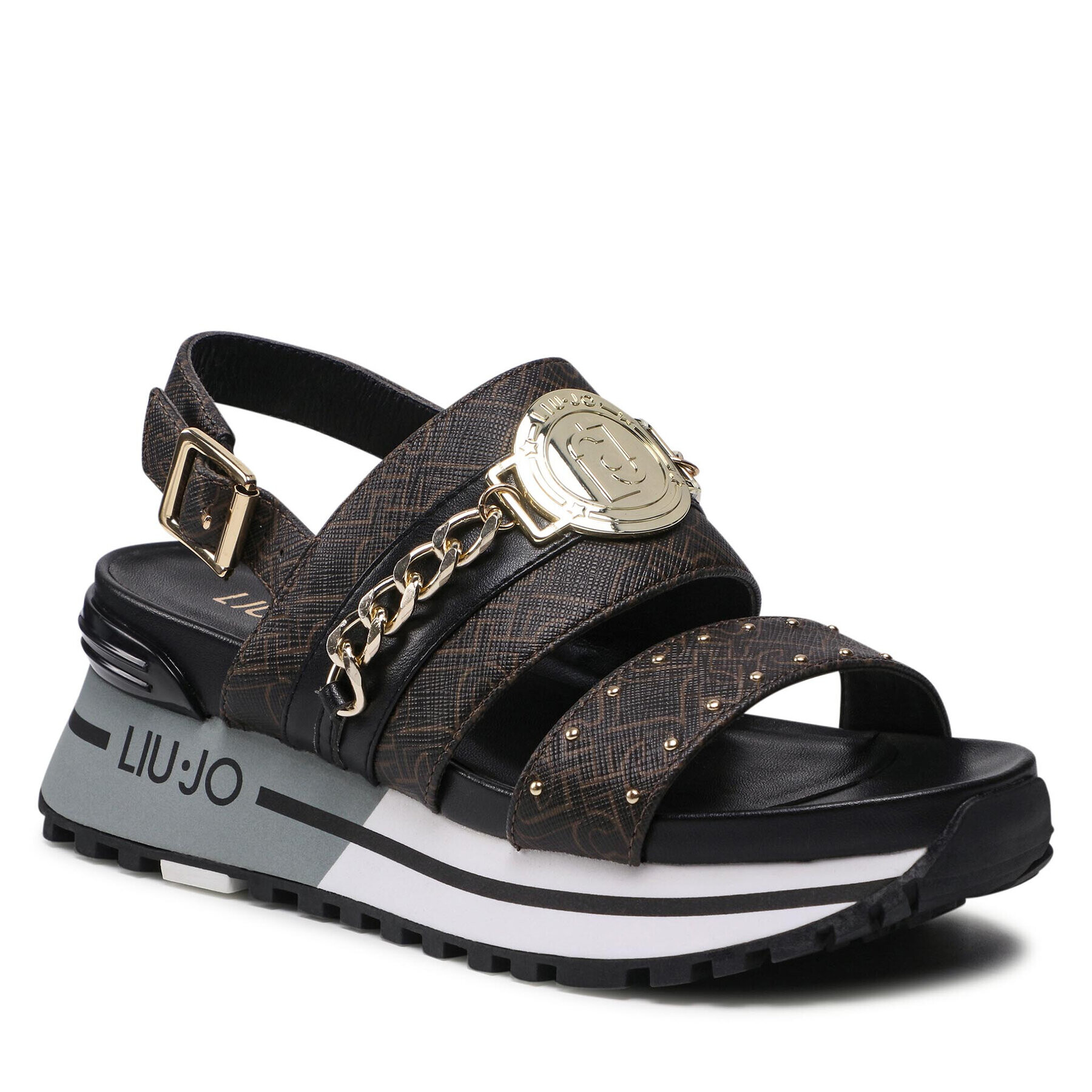 Liu Jo Sandály Maxi Wonder Sandal 8 BA2149 EX057 Hnědá - Pepit.cz