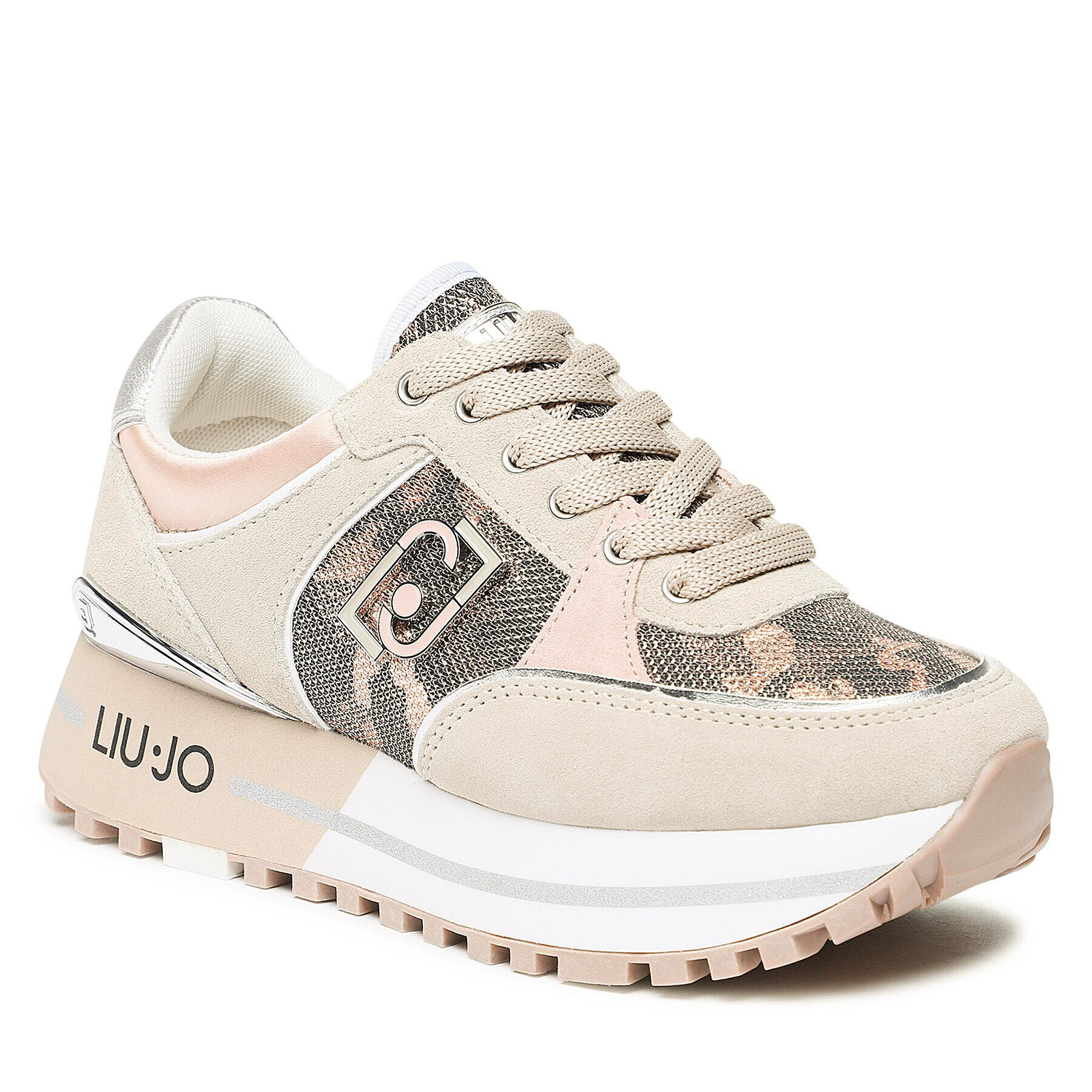 Liu Jo Sneakersy Maxi Wonder 20 BF2097 PX255 Béžová - Pepit.cz