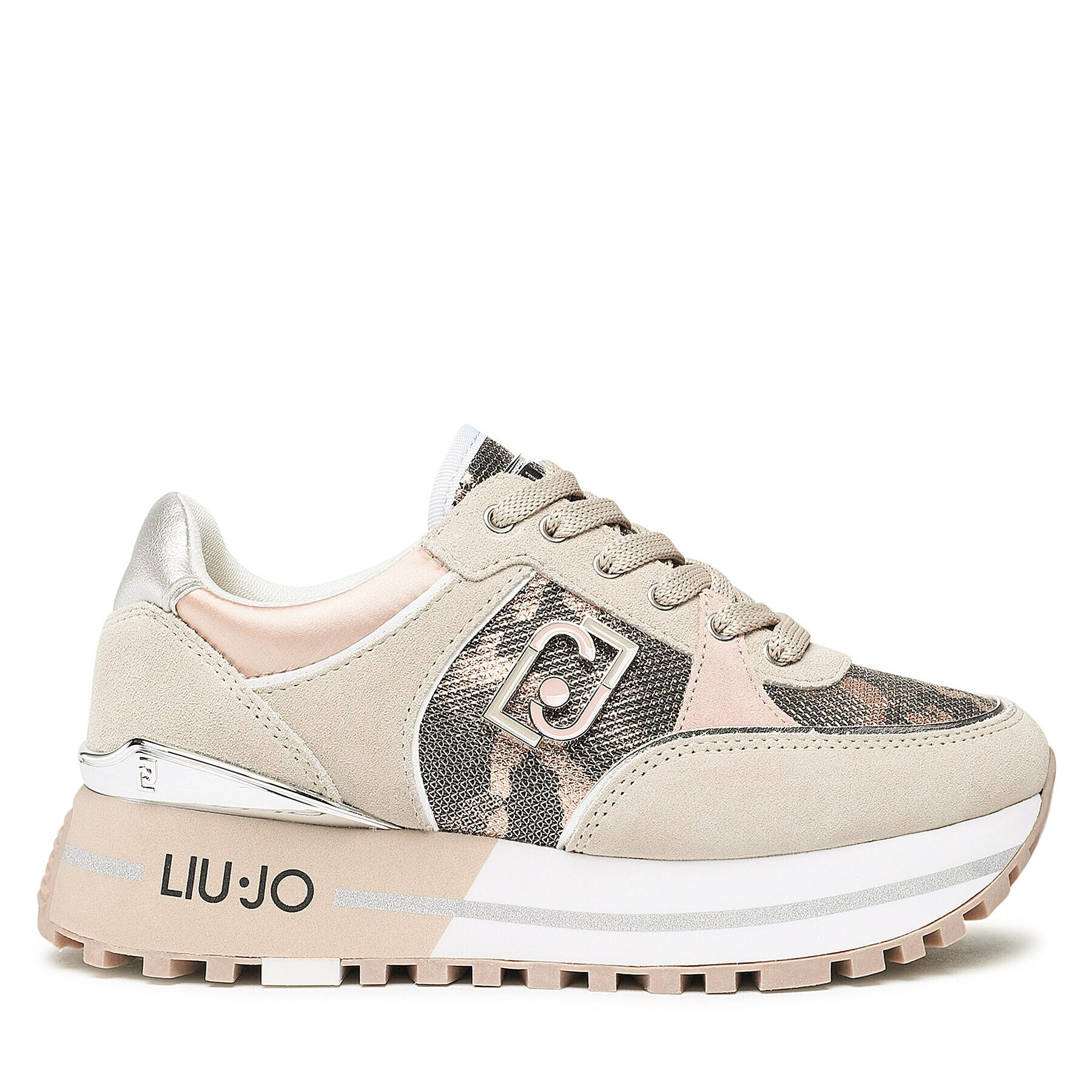 Liu Jo Sneakersy Maxi Wonder 20 BF2097 PX255 Béžová - Pepit.cz