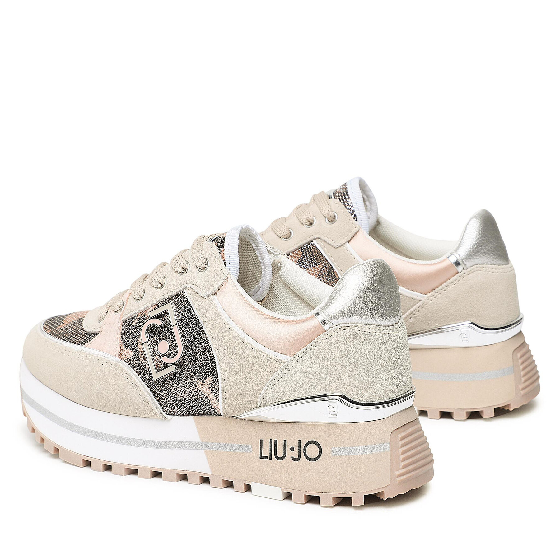 Liu Jo Sneakersy Maxi Wonder 20 BF2097 PX255 Béžová - Pepit.cz