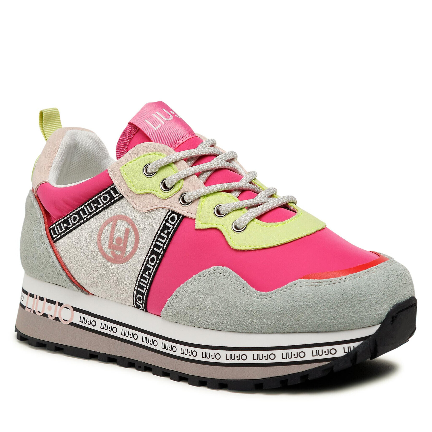 Liu Jo Sneakersy Maxi Wonder 3 4A2391 PX003 S Růžová - Pepit.cz