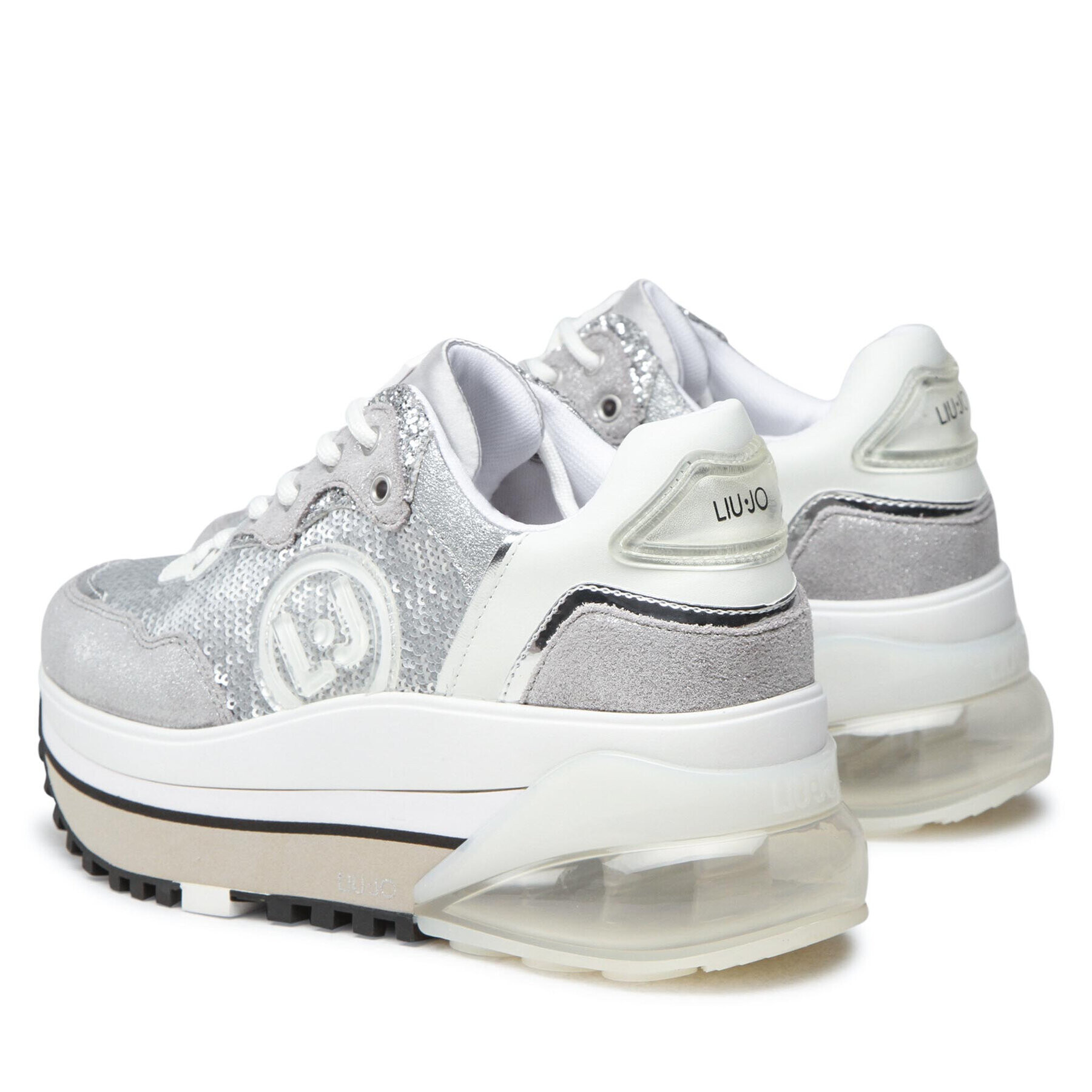 Liu Jo Sneakersy Maxi Wonder Air 11 BA2167 PX242 Stříbrná - Pepit.cz