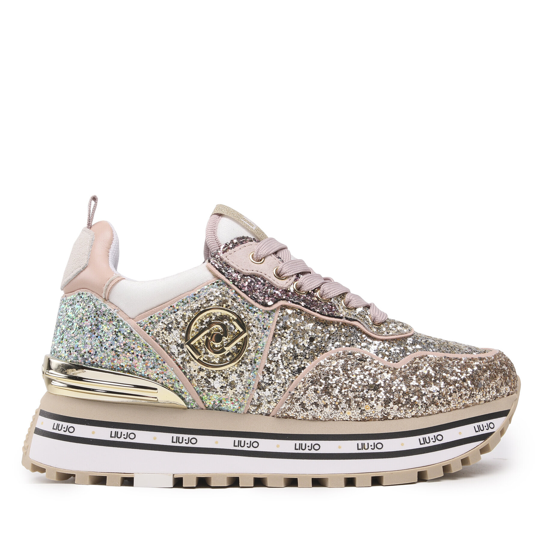 Liu Jo Sneakersy Wonder Glitter 24 BA3021 EX135 Zlatá - Pepit.cz