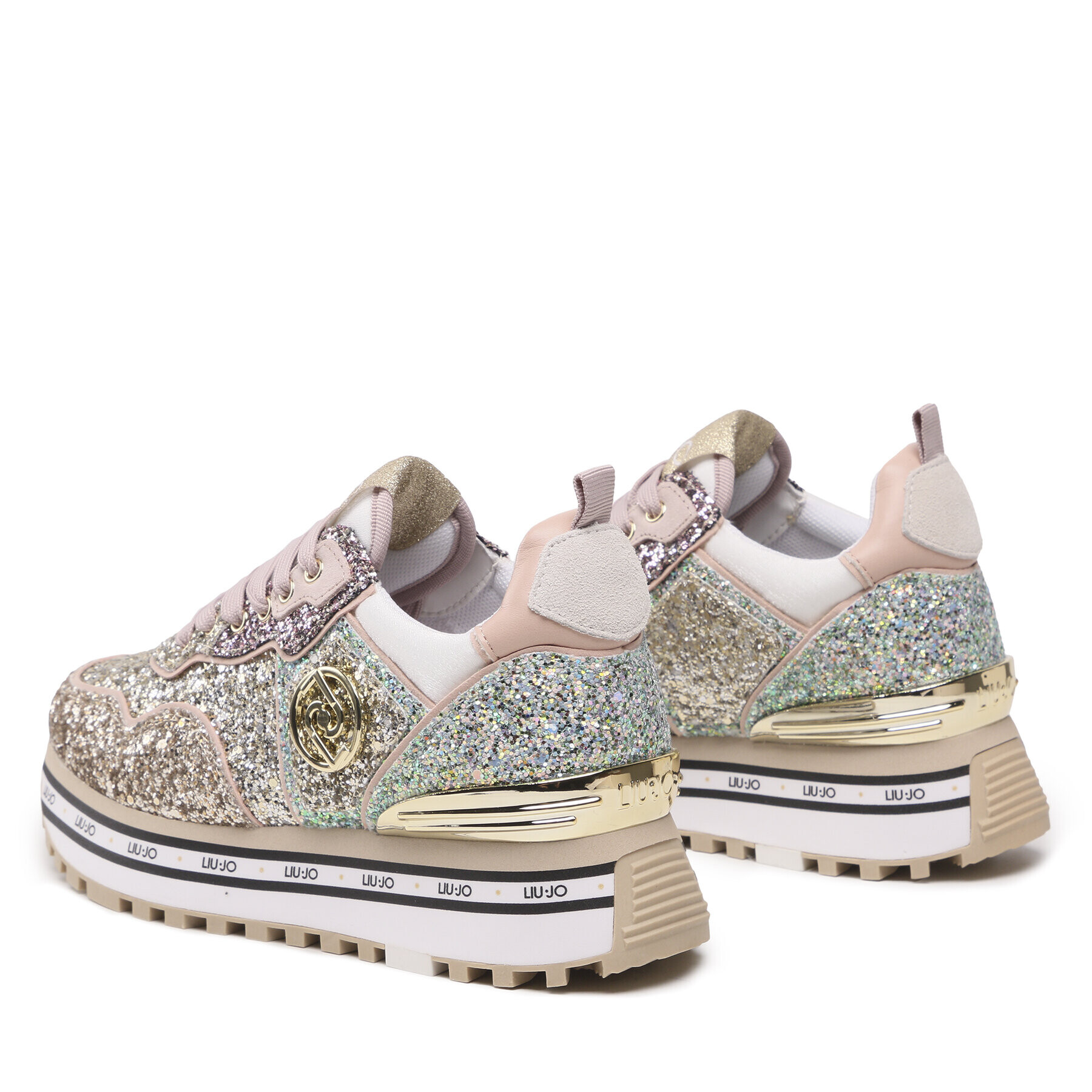 Liu Jo Sneakersy Wonder Glitter 24 BA3021 EX135 Zlatá - Pepit.cz