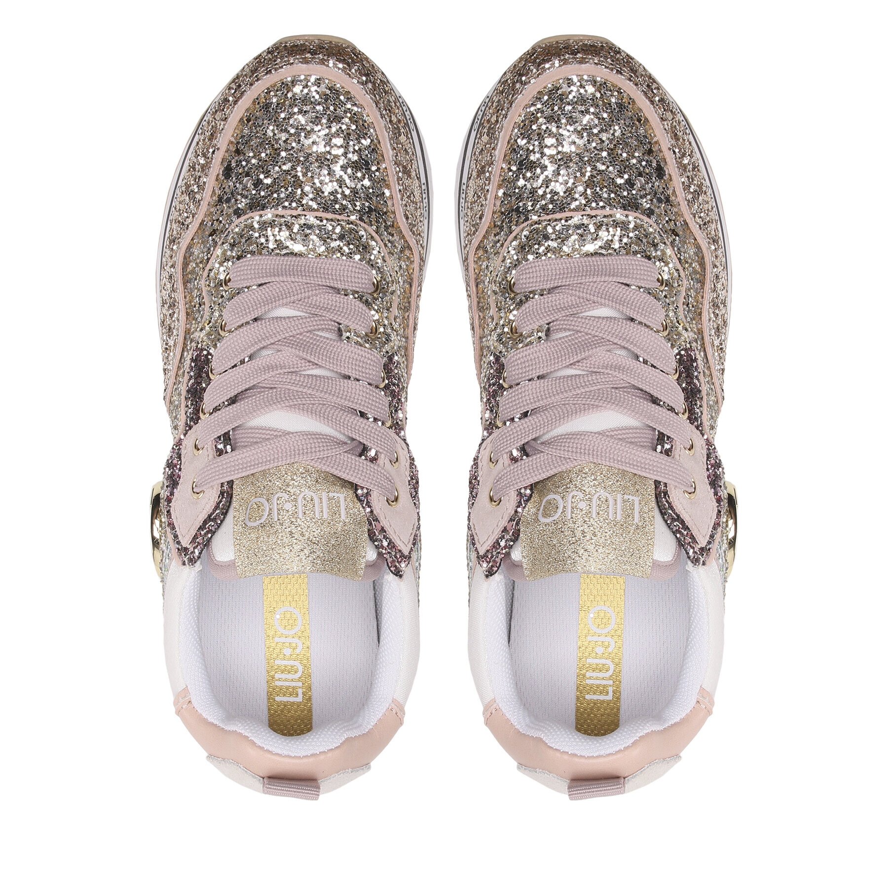 Liu Jo Sneakersy Wonder Glitter 24 BA3021 EX135 Zlatá - Pepit.cz